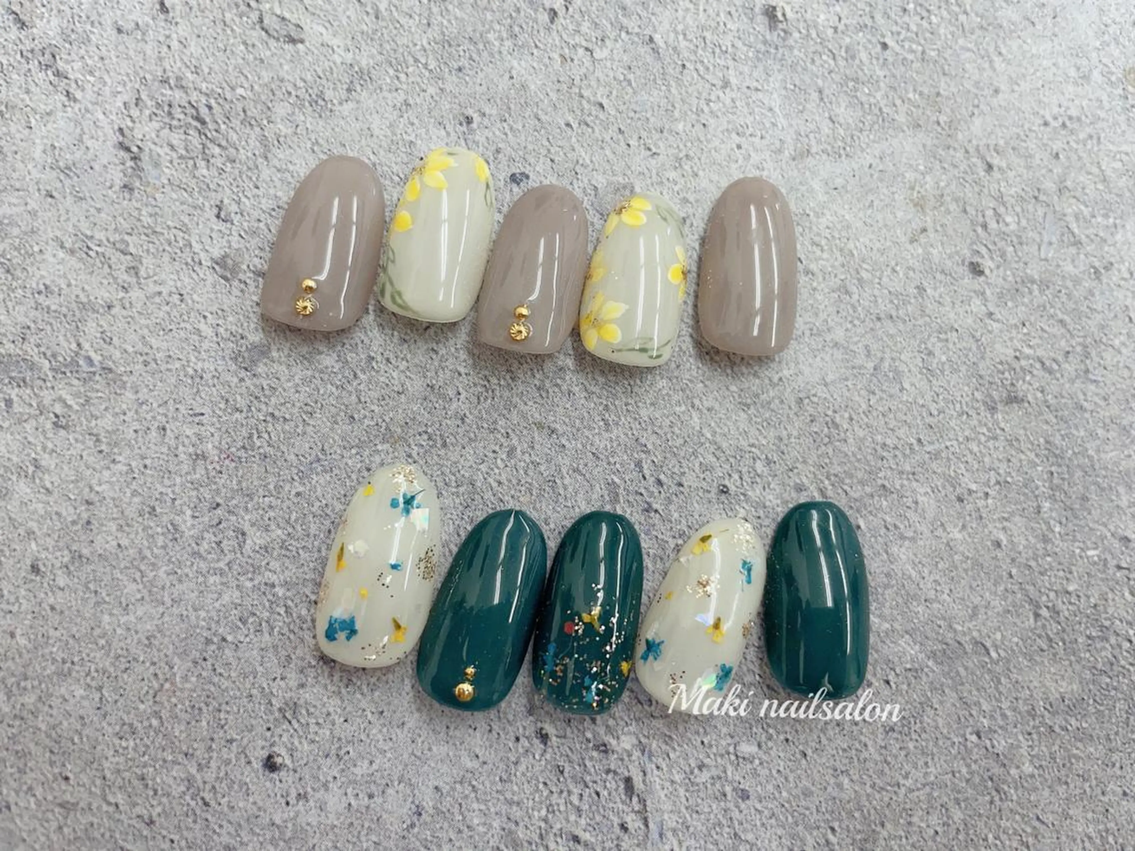 ネイル ハンドネイル マキ ネイルサロンのネイルデザイン