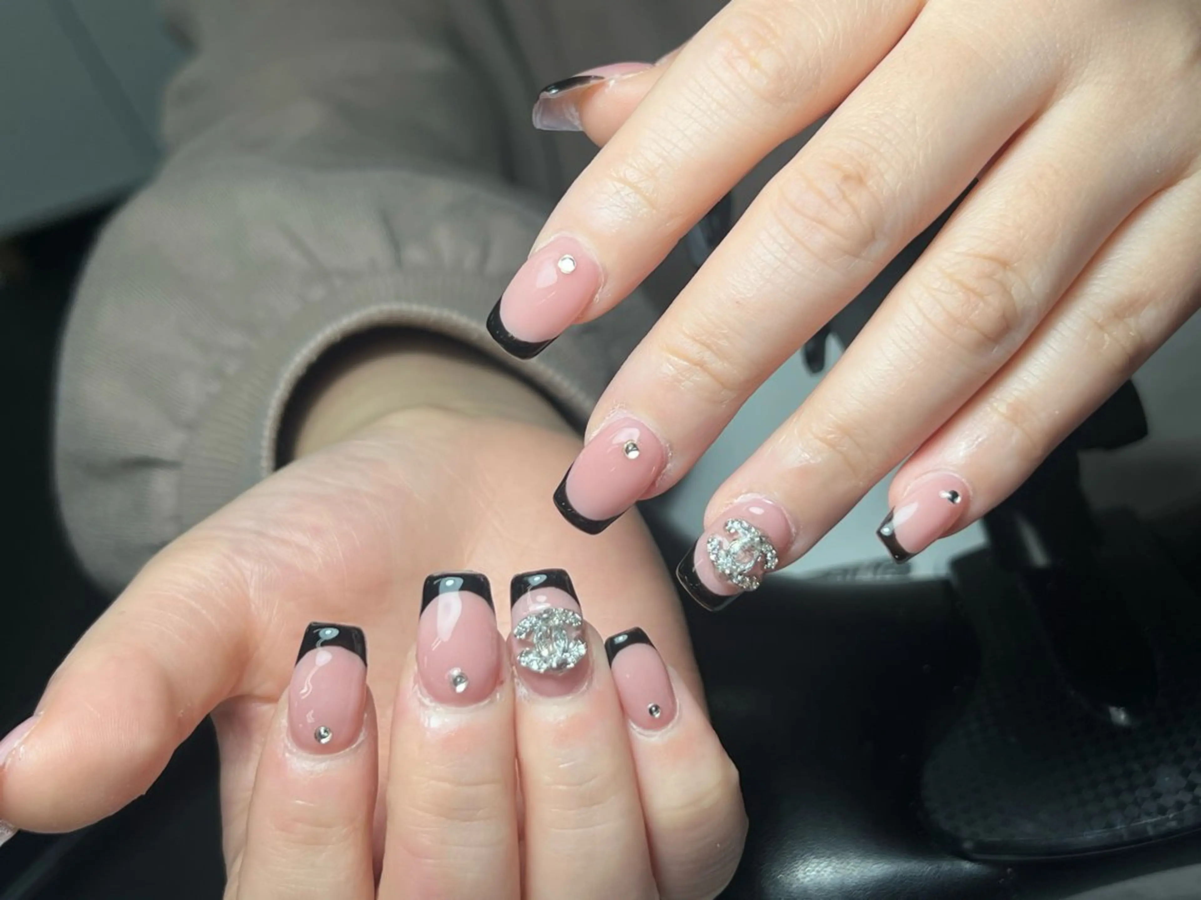 ネイル 韓国ネイル 持ち込み ニュアンスネイル ネイルチップ ハンドネイル Tini ANA.CHUOのネイルデザイン