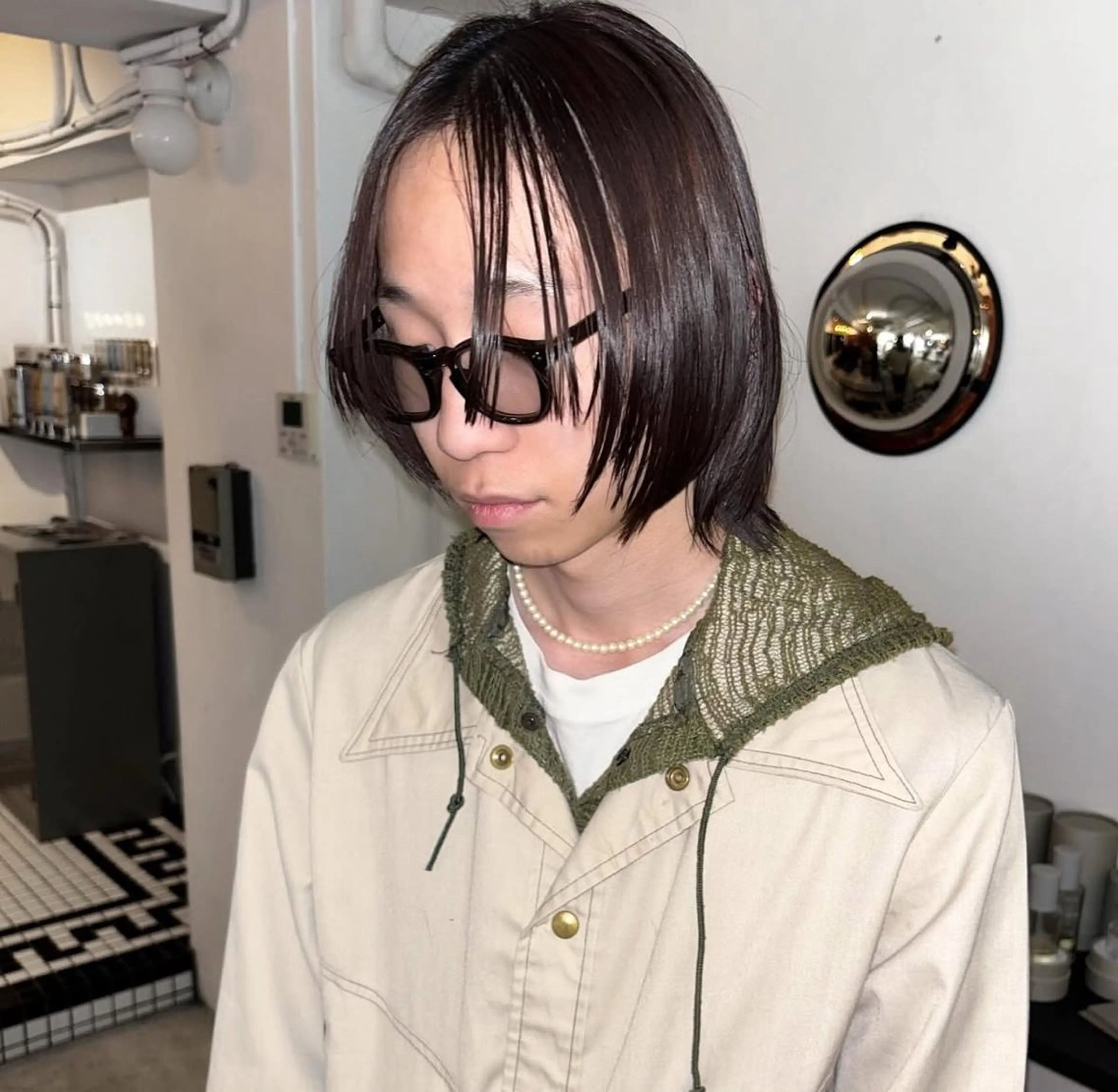 ミディアム メンズ カット hair salon　丹tan所属・Rena✴︎トレンド ×スタンダードMIXのヘアスタイル