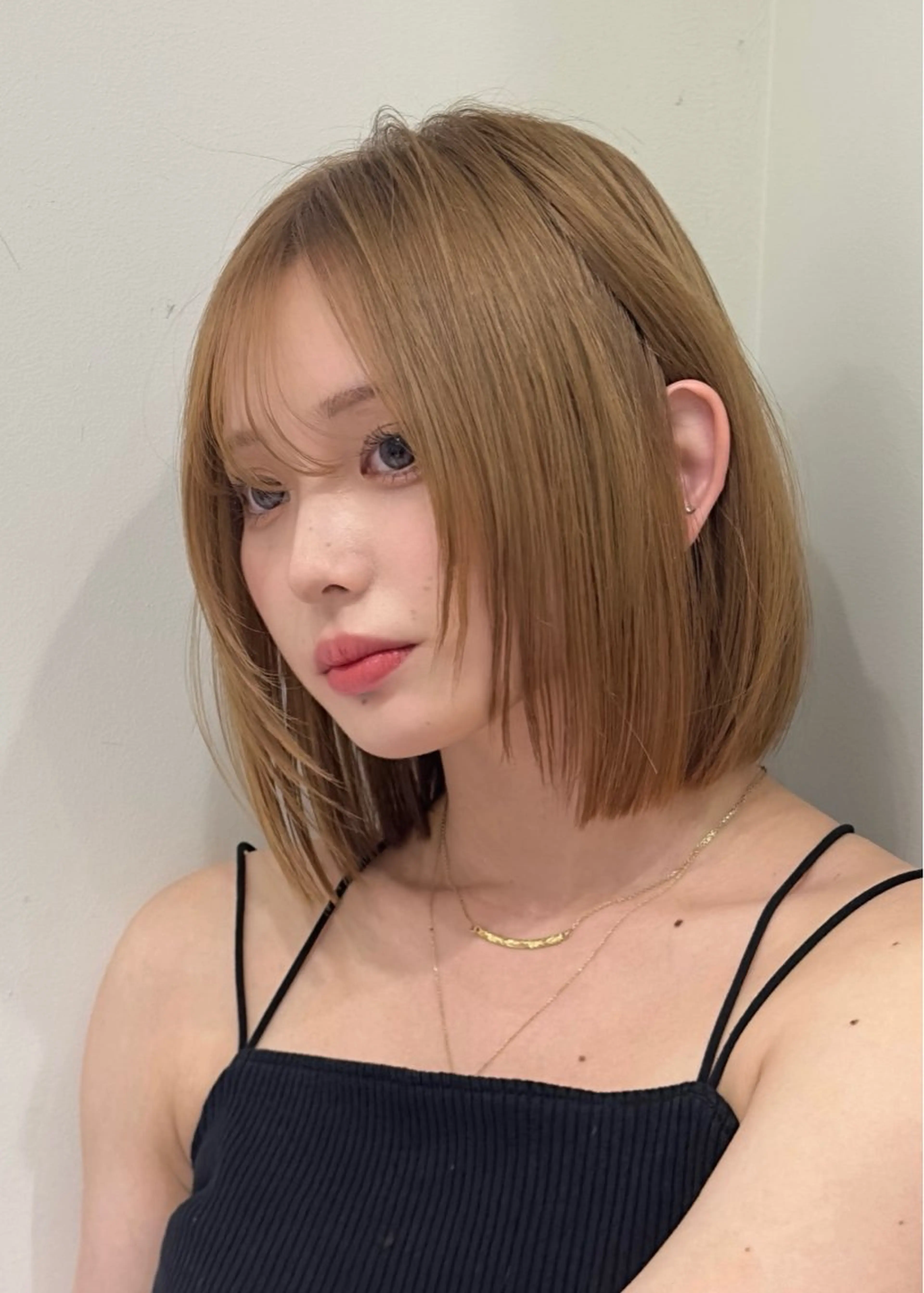 ミディアム カラー ヘアカラー トリートメント 表参道/レイヤー/ 髪質改善/ryoのヘアスタイル