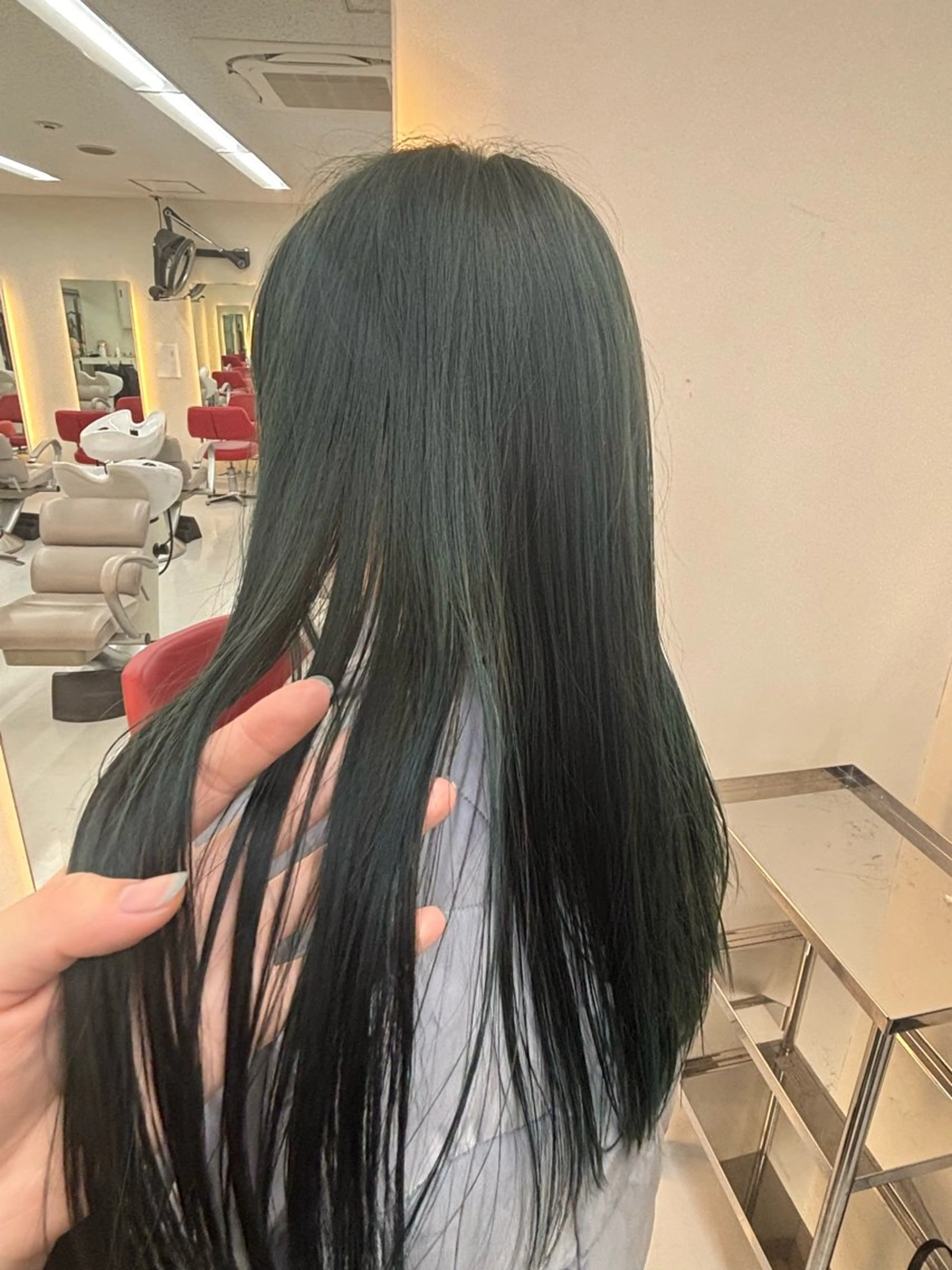 ロング 長谷川 日南のヘアスタイル