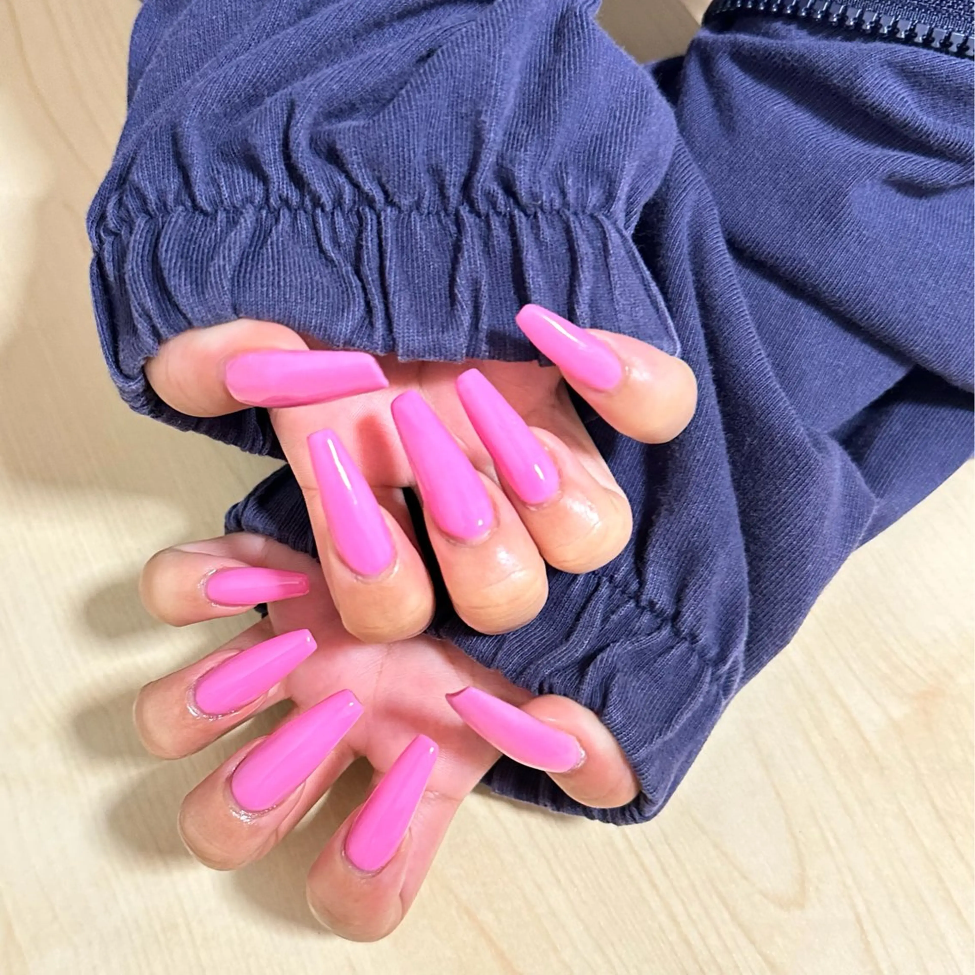 🫧【アクリルスカルプ】ワンカラーorラメグラ🫧オフありの写真