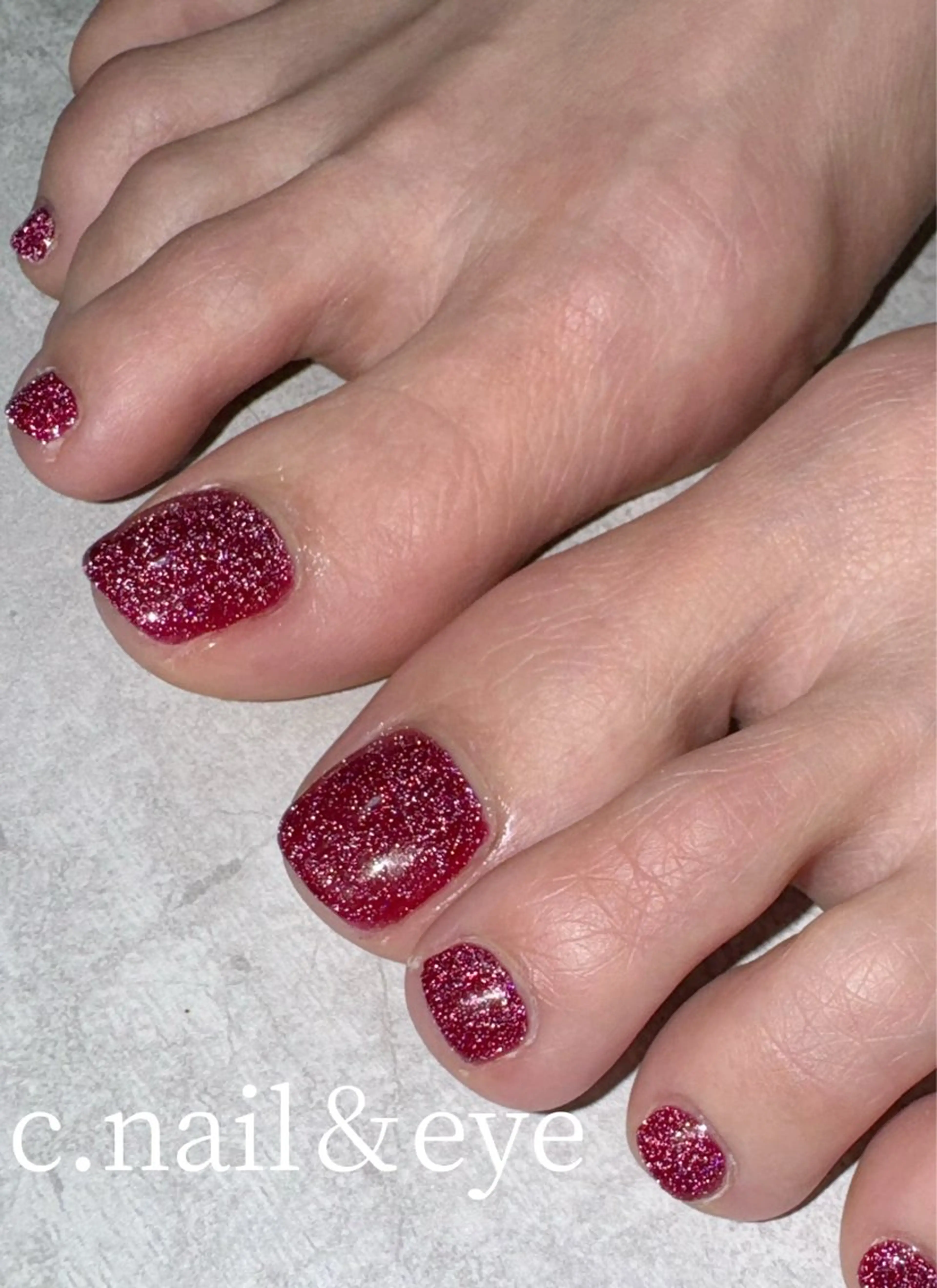 ネイル フラッシュネイル フットネイル 氷ネイル・うるうるネイル マグネットネイル ミラーネイル フットネイル C.Nail&EYE RINAのネイルデザイン