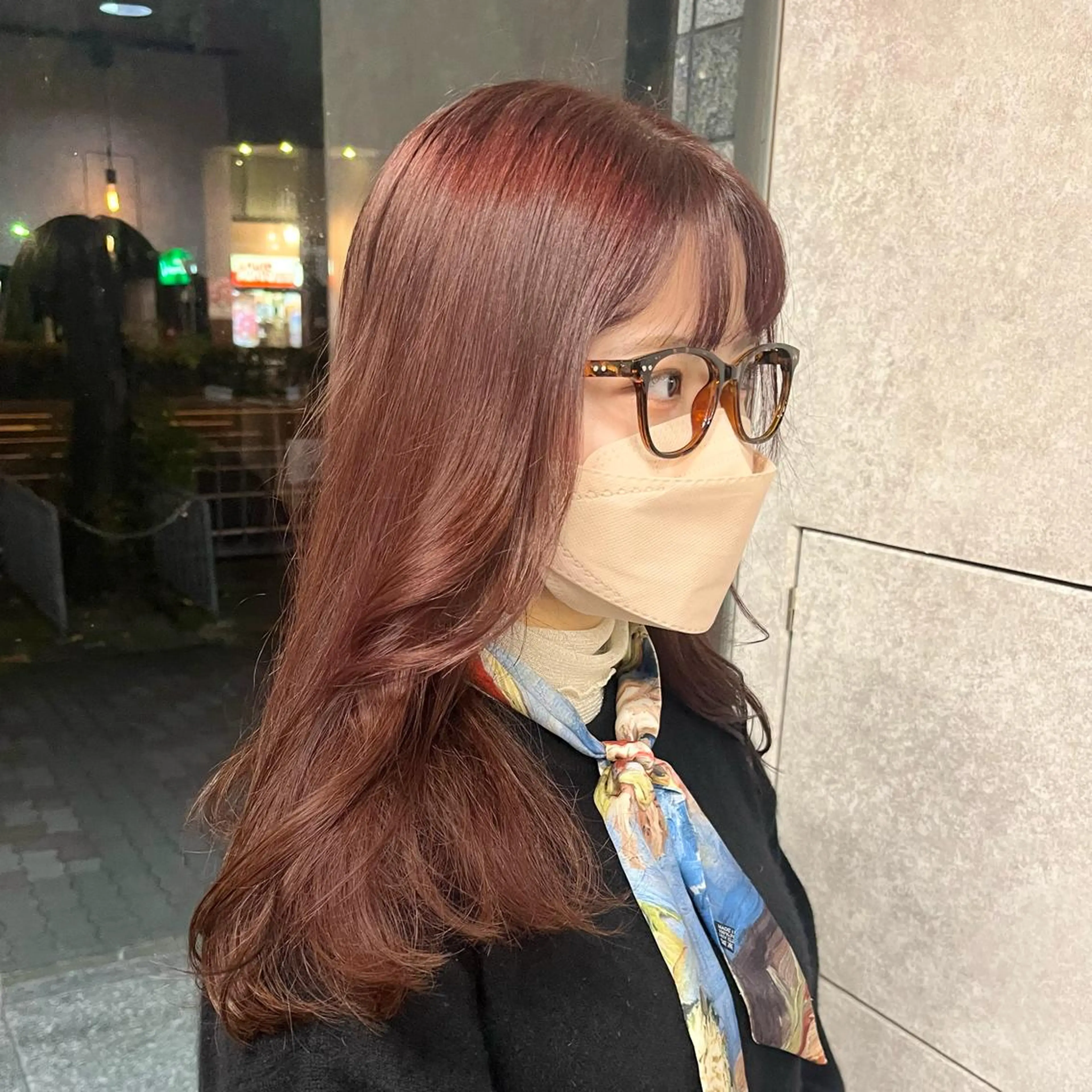 ロング カラー あ あのヘアスタイル