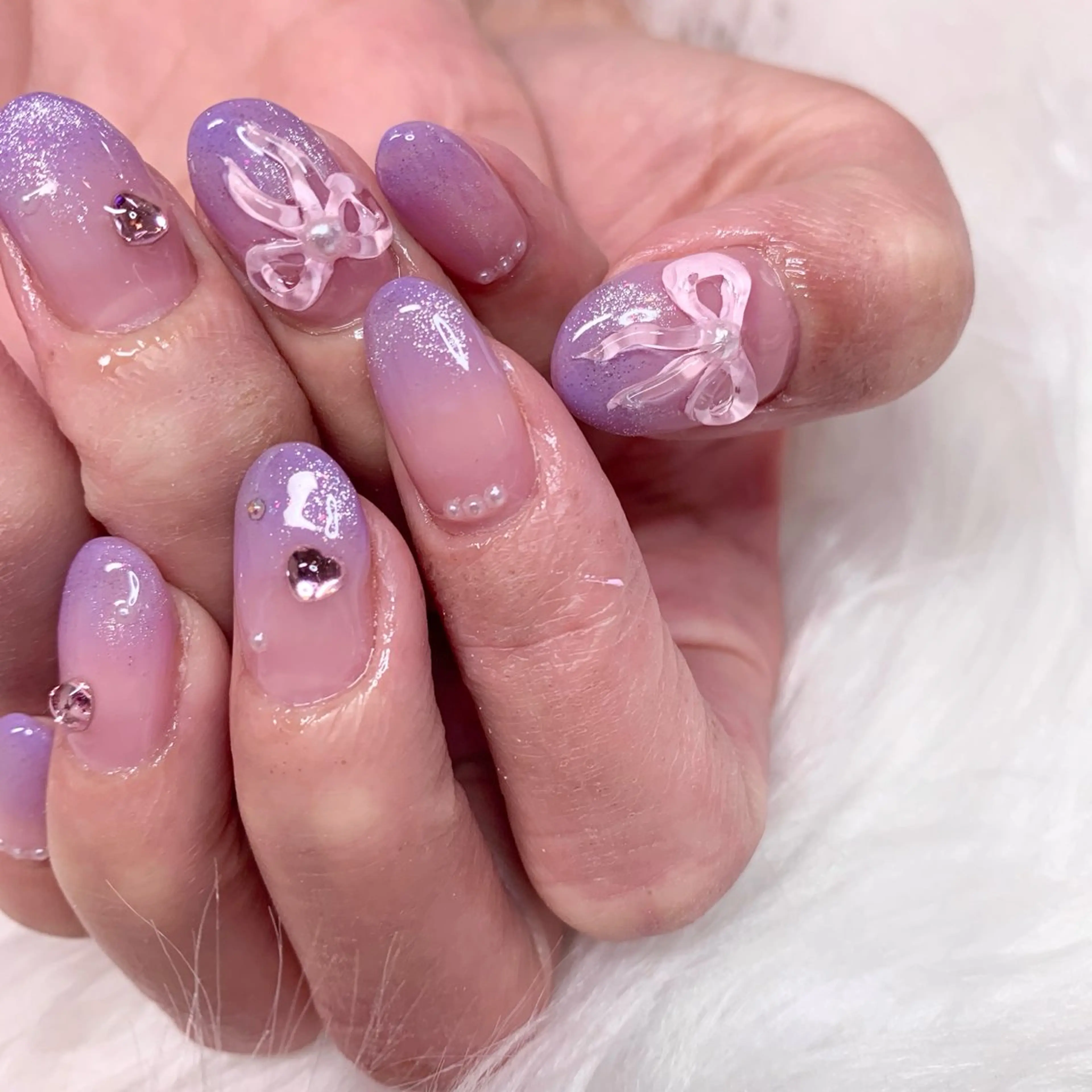 ネイル ハンドネイル La neige* yuki 🥯🍑のネイルデザイン