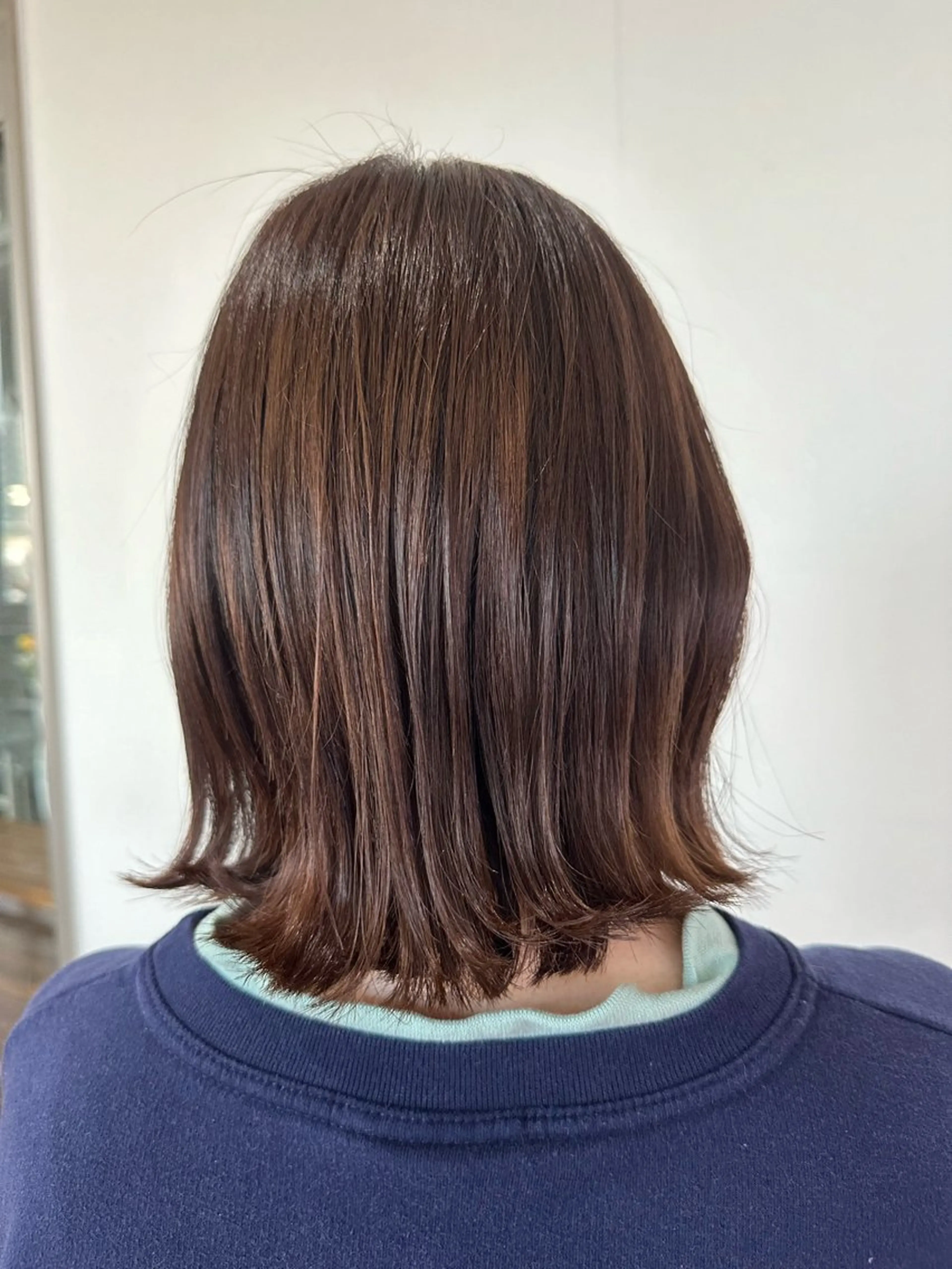 ミディアム 外ハネヘア 相澤 茉澄のマツエク・マツパデザイン