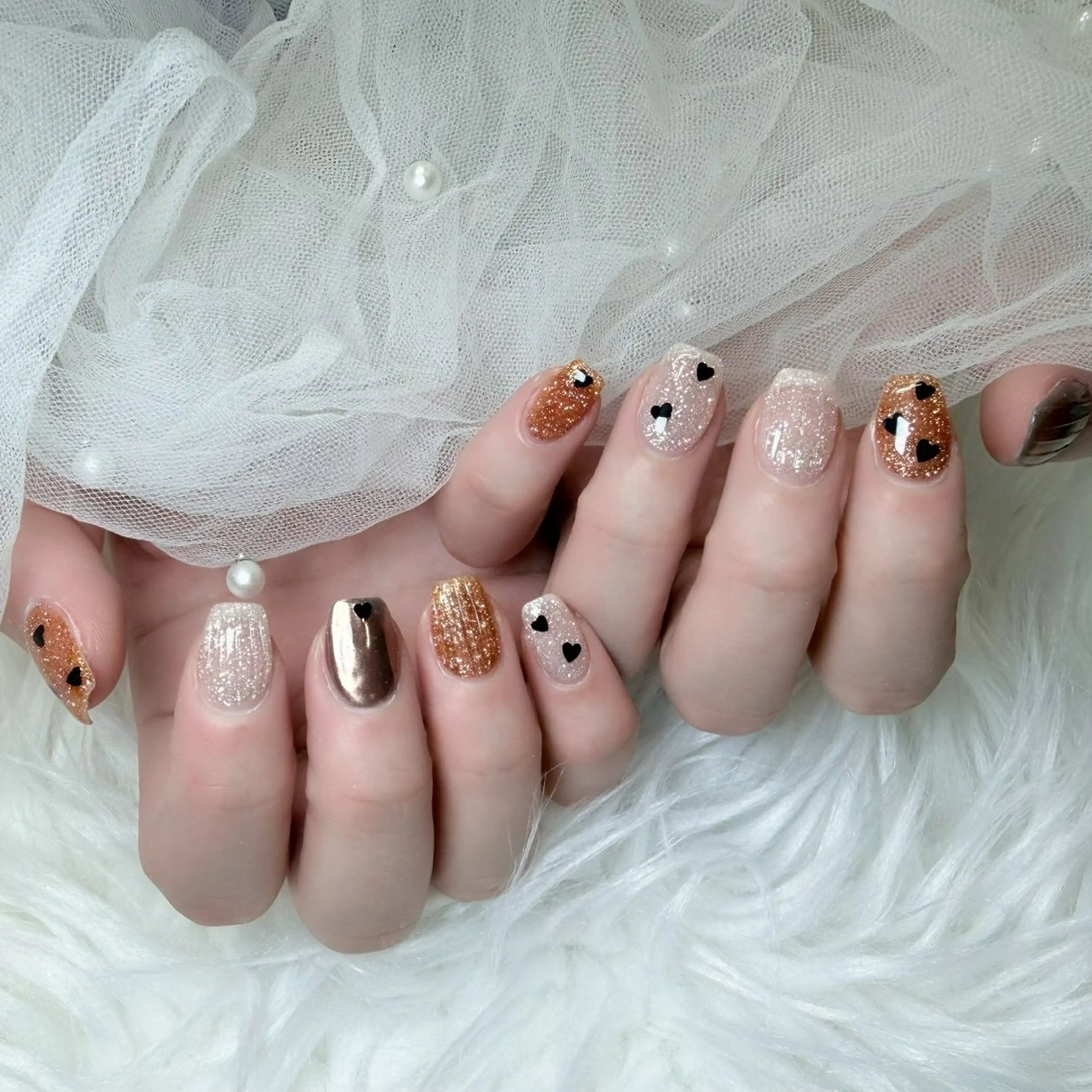 ネイル ジェルネイル 持ち込み ニュアンスネイル パラジェル シンプルネイル Y&L Nailのネイルデザイン