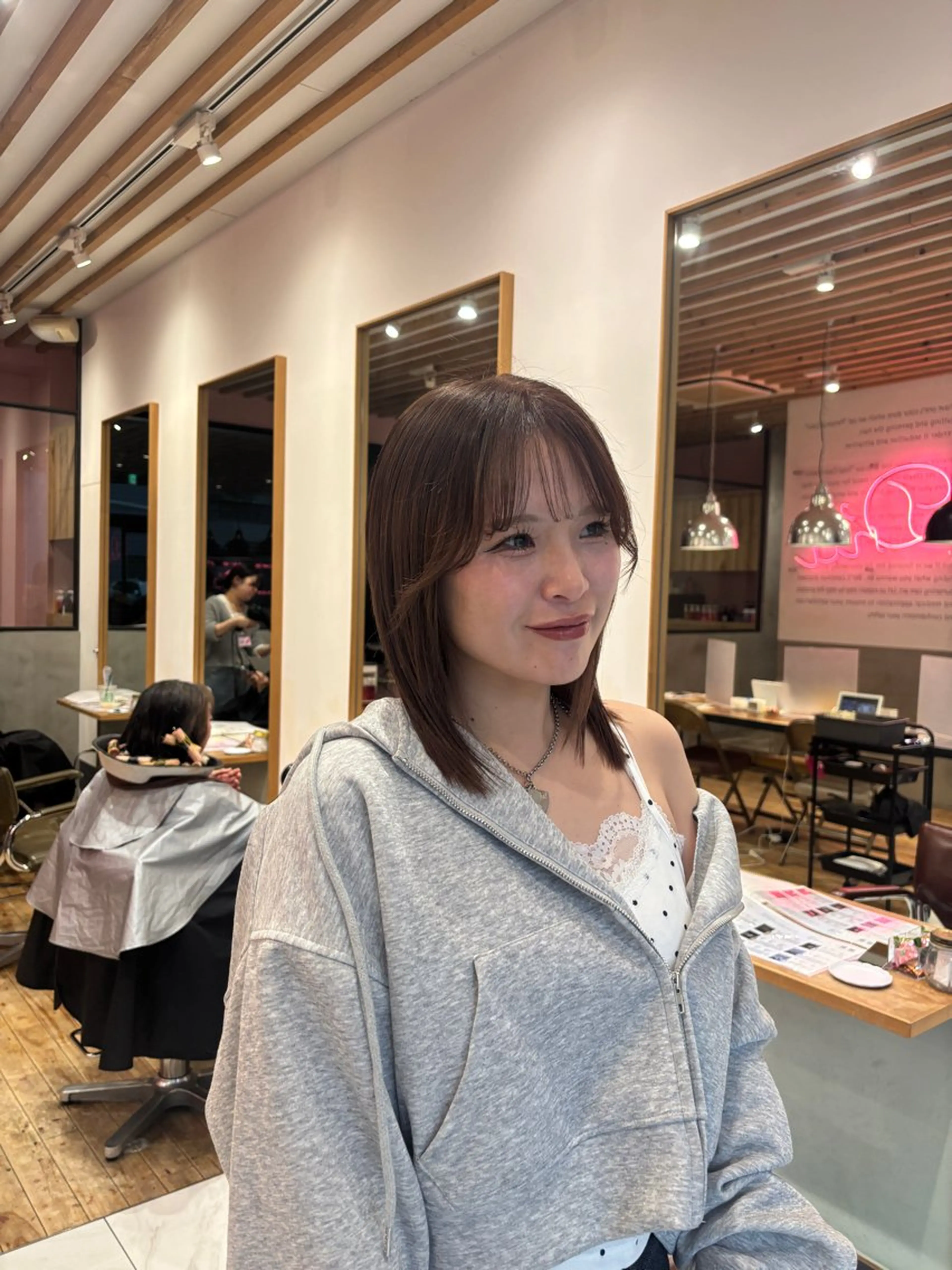 カラー ヘアカラー ️🩵RINKA/ ハイトーンカラー🩵のヘアスタイル