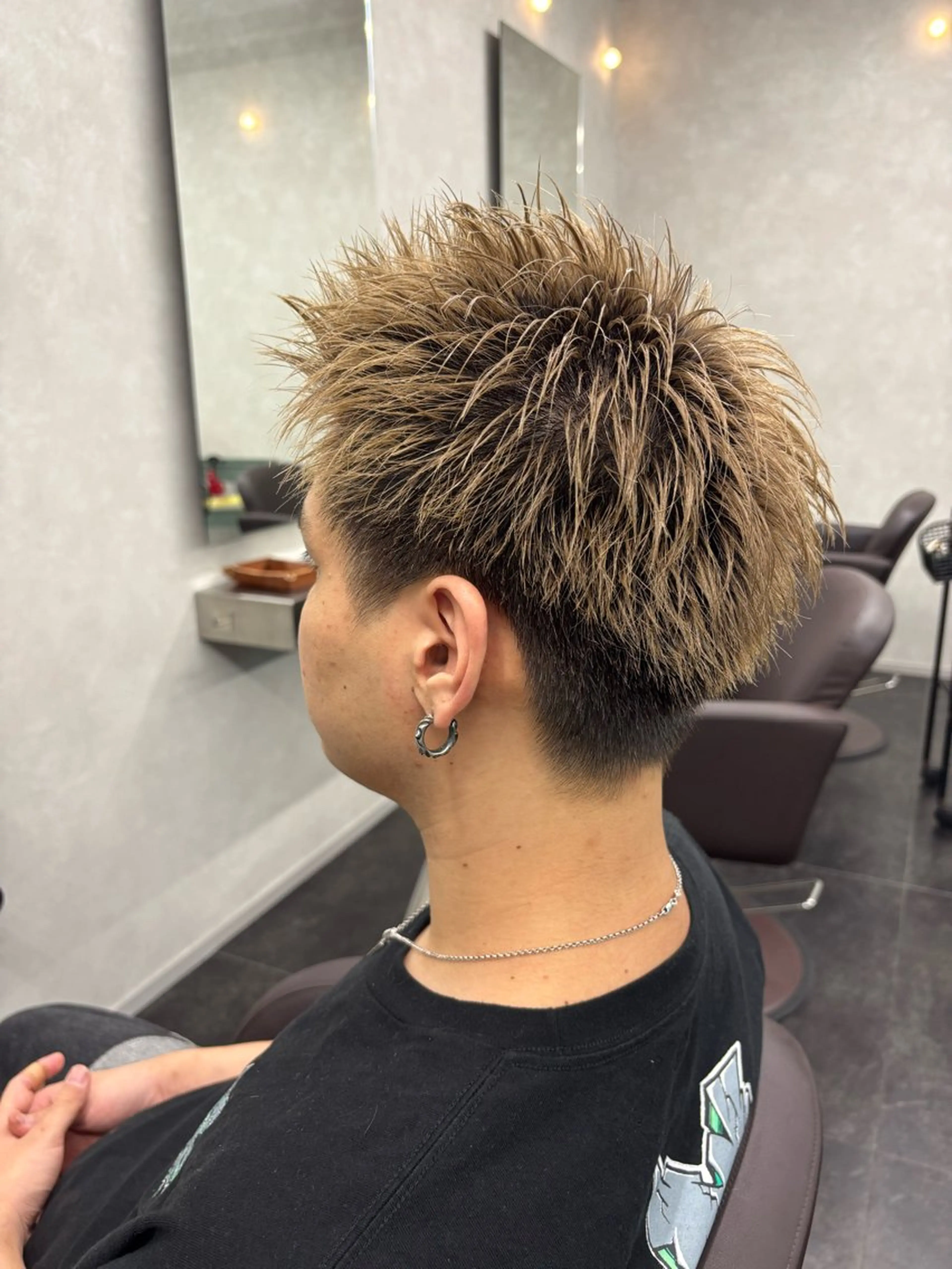 メンズ スパイキーショート L'aube所属・高橋 滉生のヘアスタイル