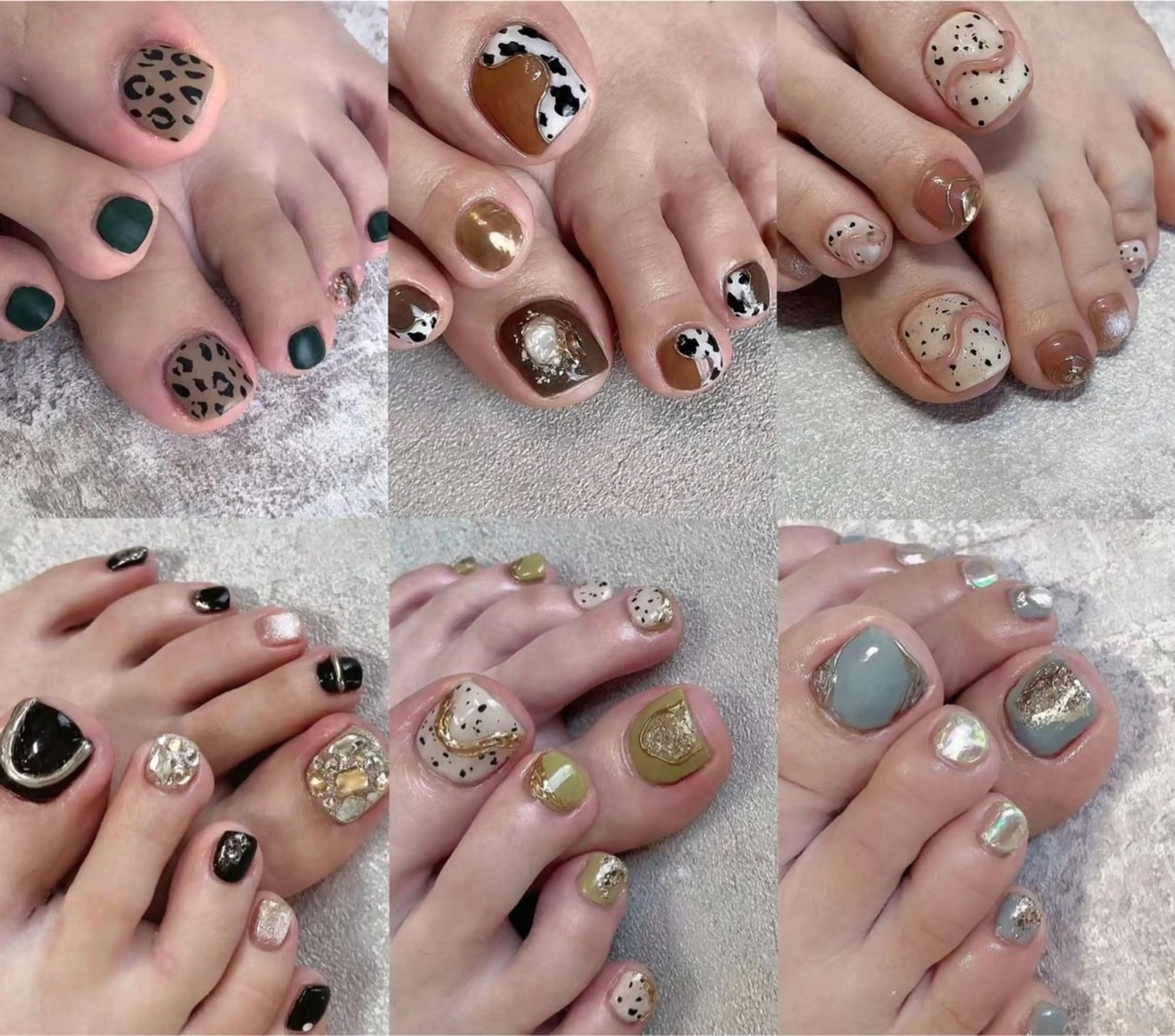 🧡foot🧡10本アート(オフ、ケア込み、埋め尽くし🆗.7日以内お直し無料)の写真