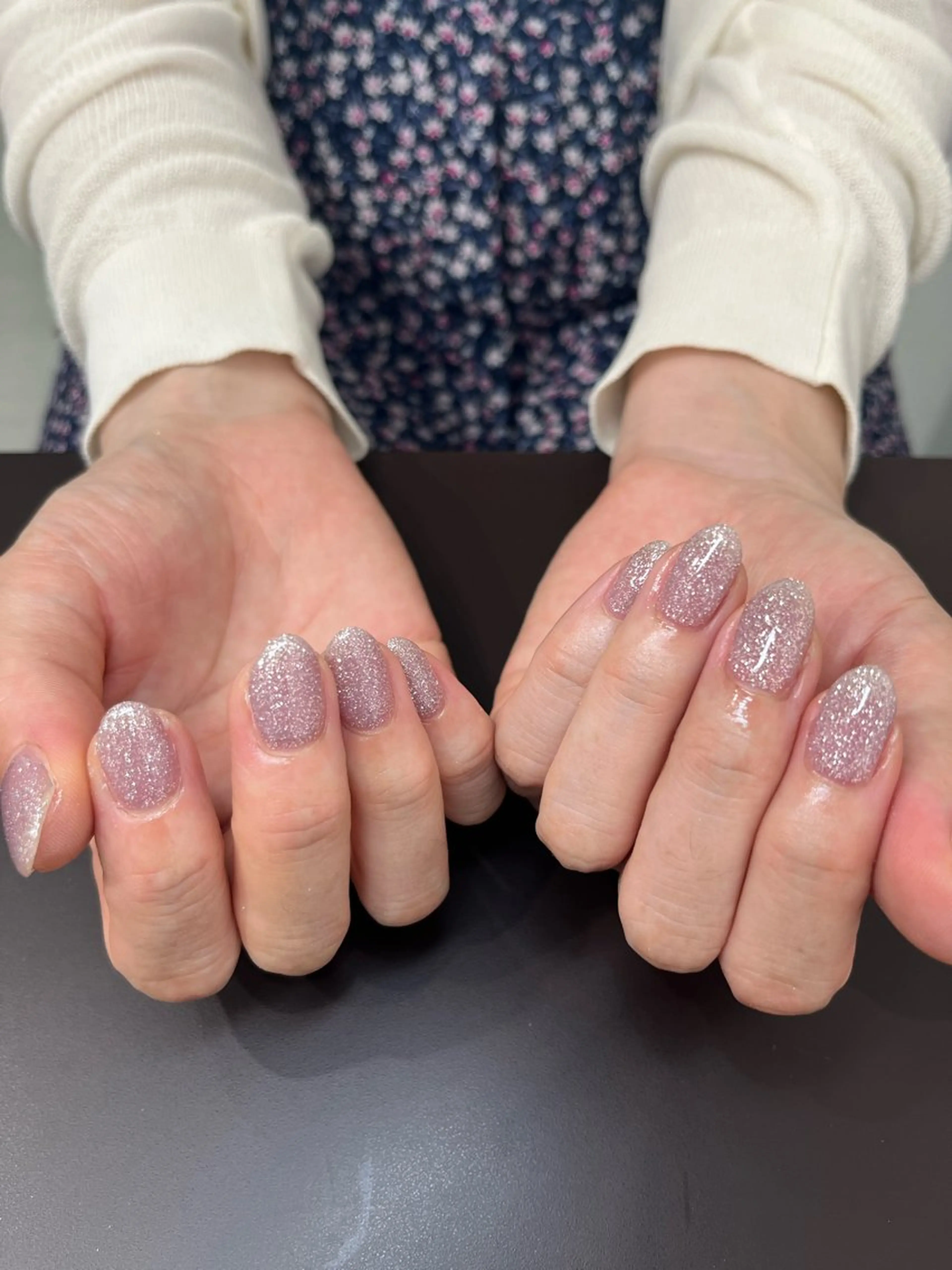 ネイル フラッシュネイル ピンク パープル スウィートラヴィール所属・SweetRavir あゆみのネイルデザイン