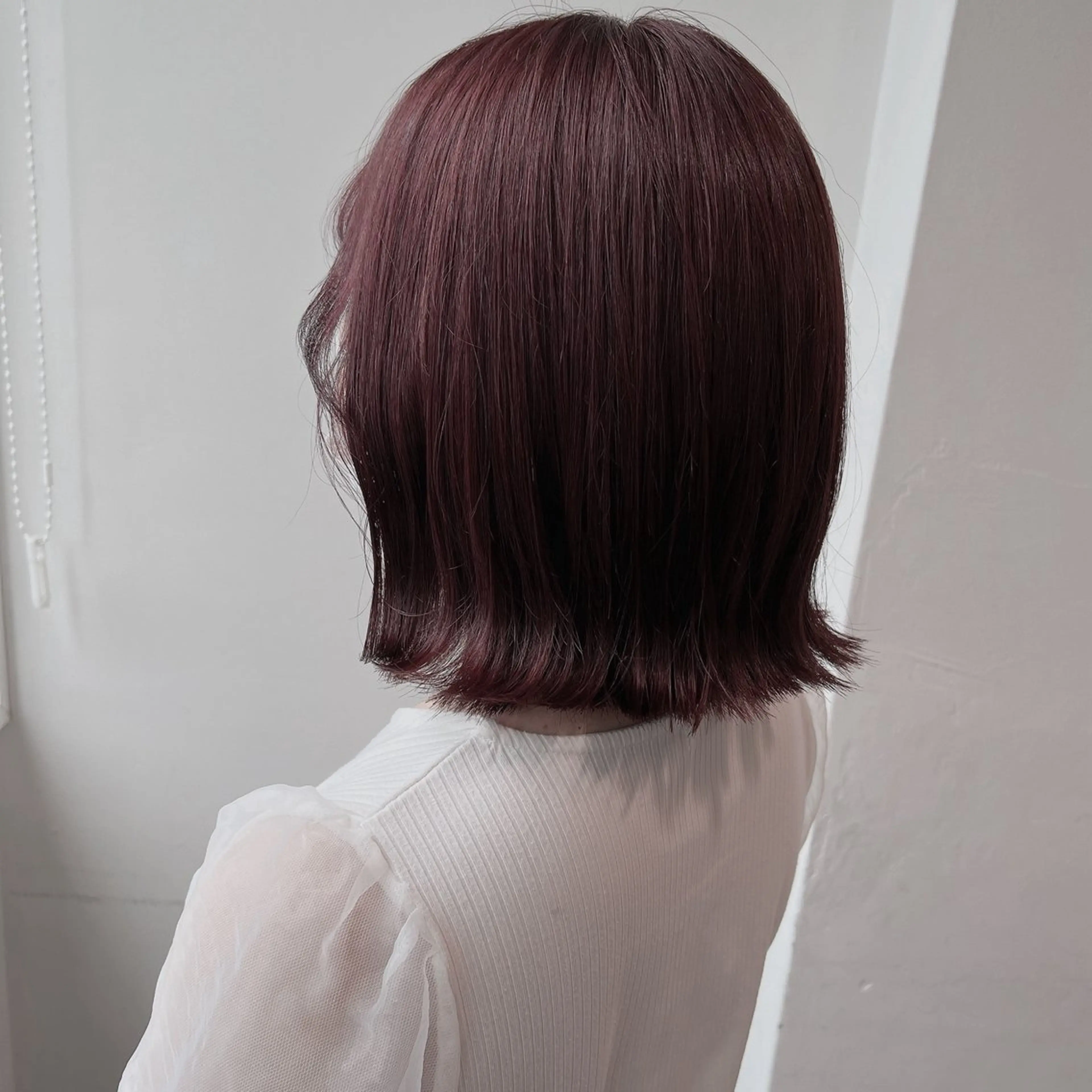 ミディアム カラー 𓏸レイヤー髪質改善 透けカラーカノン🫧のヘアスタイル