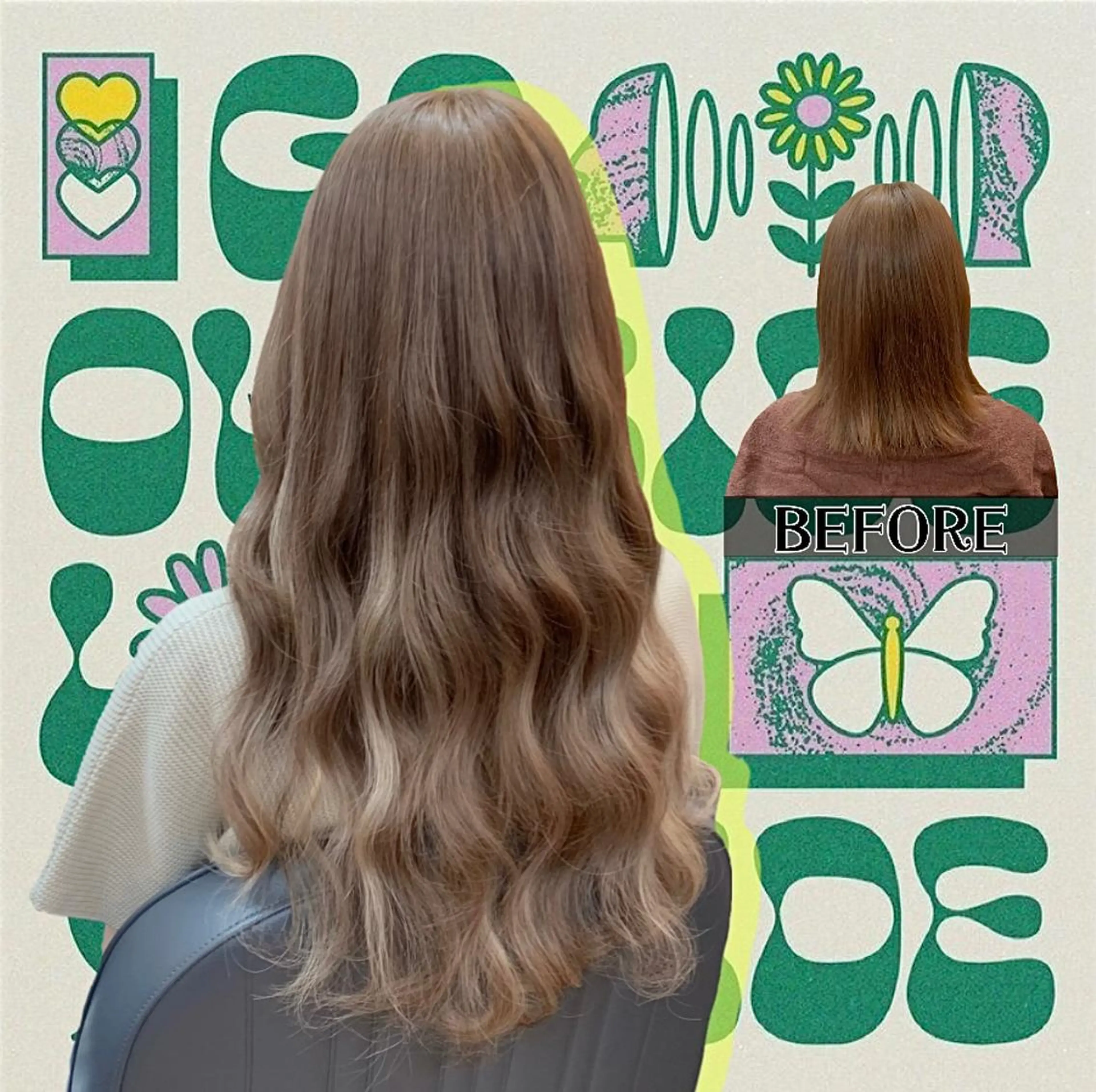 セミロング トリートメント CS made by SHACHU栄店所属・❤️‍🔥シールエク ＋カラー京❤️‍🔥のヘアスタイル