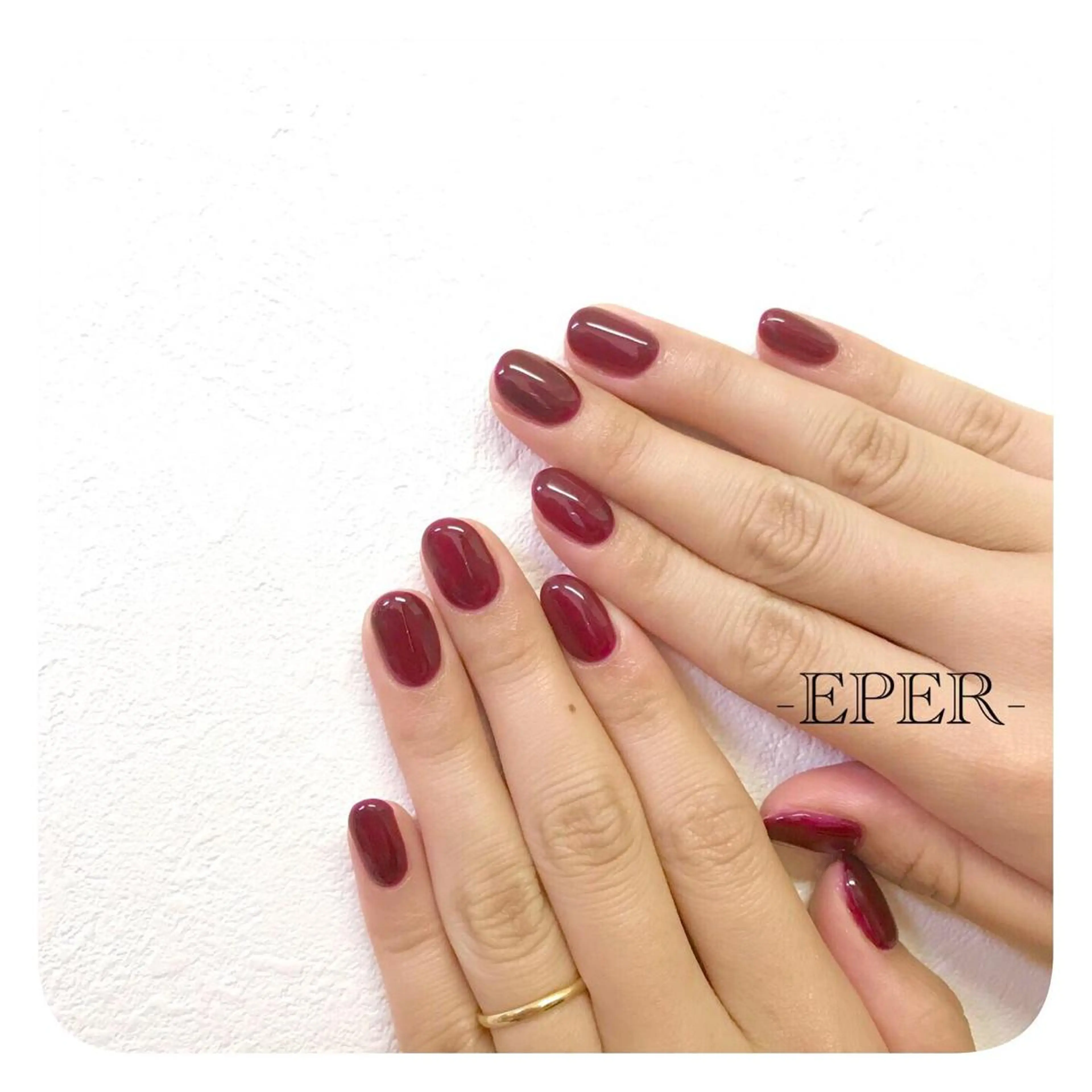 ネイル ワンカラーネイル ハンドネイル ネイルサロン -EPER-エペルのネイルデザイン