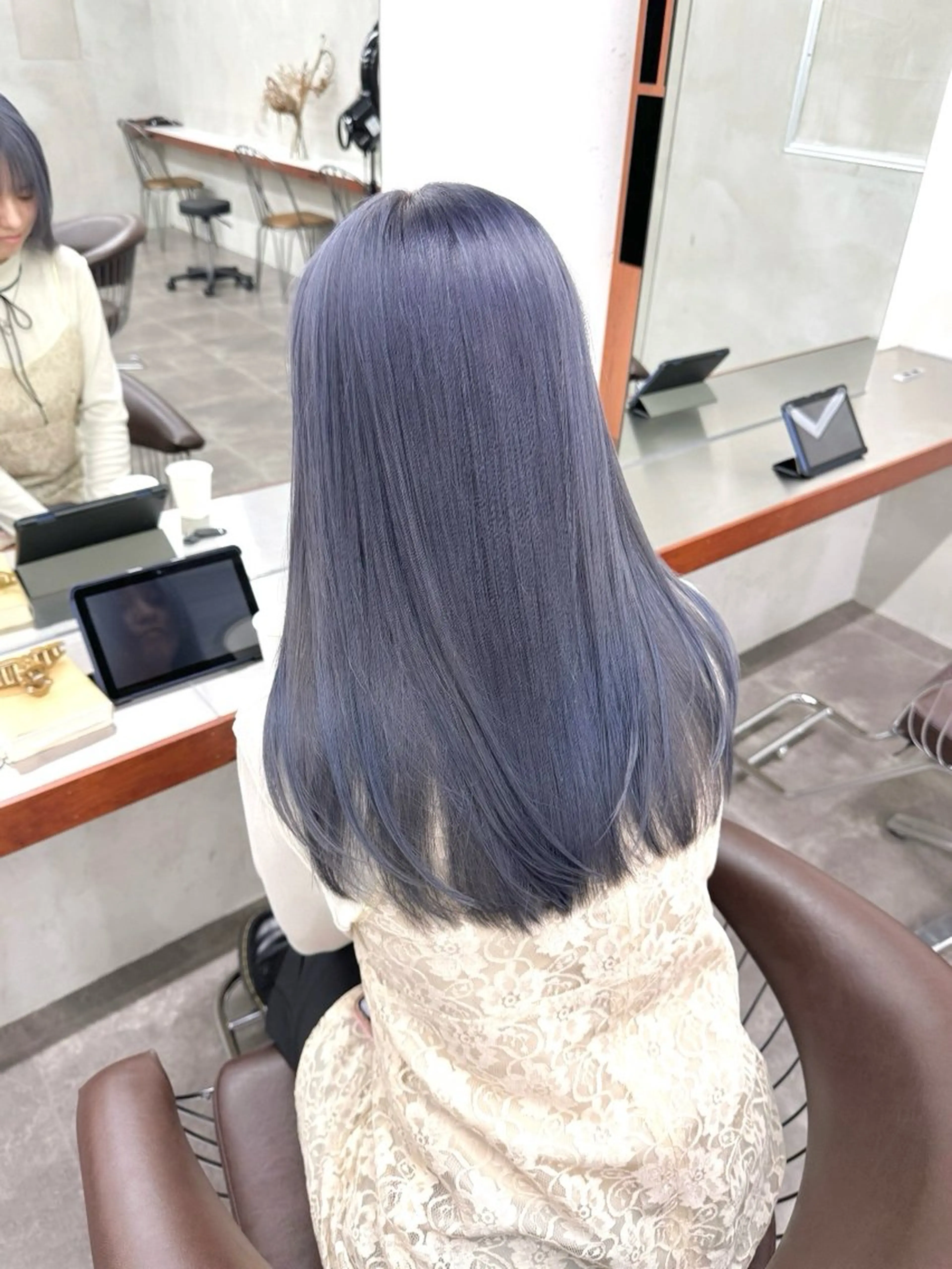 ロング カラー 似合わせカット/ ハイトーン/aoiのヘアスタイル