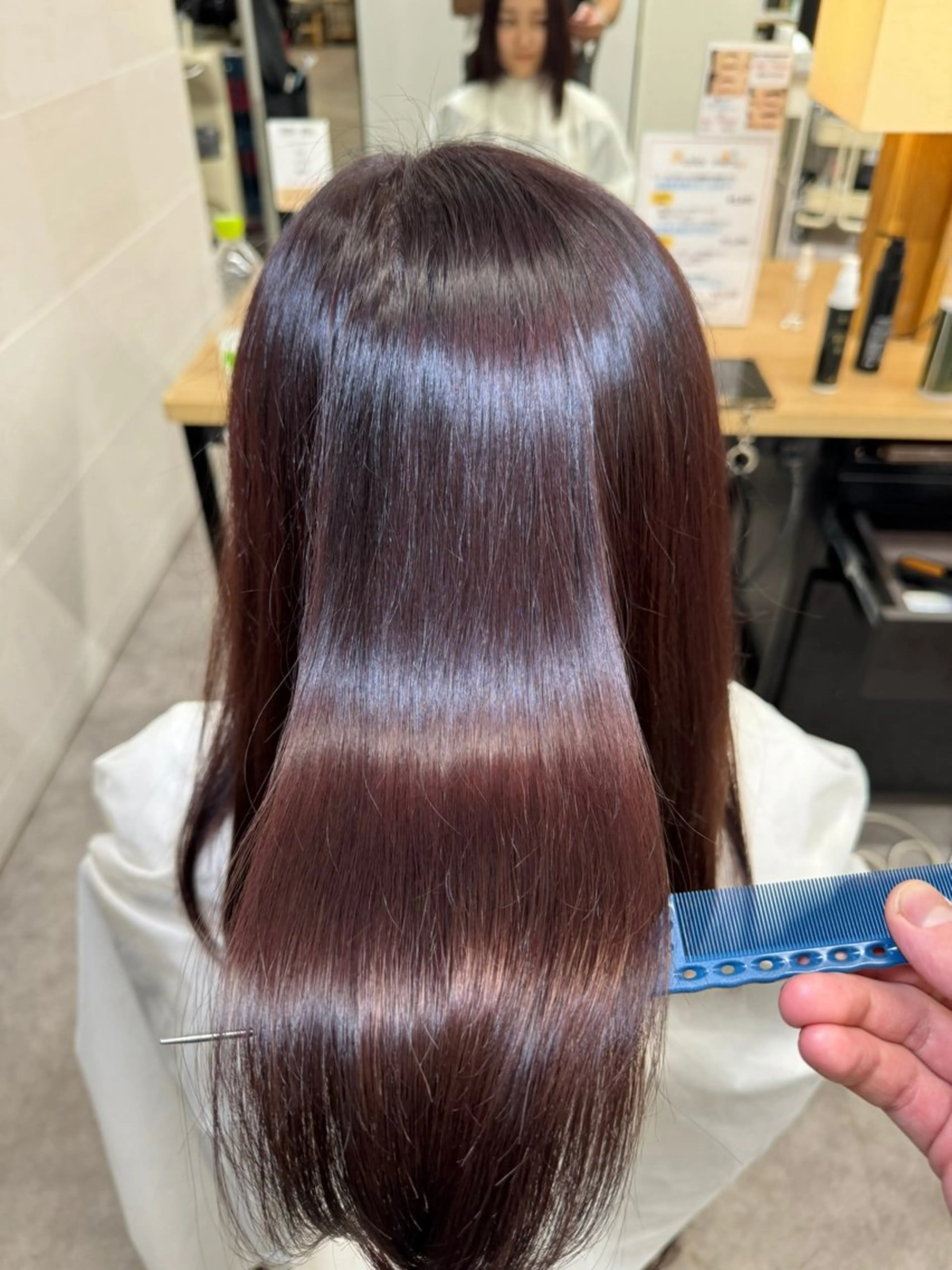 カラー レイヤーカット/ 艶カラー/山内一暉のヘアスタイル