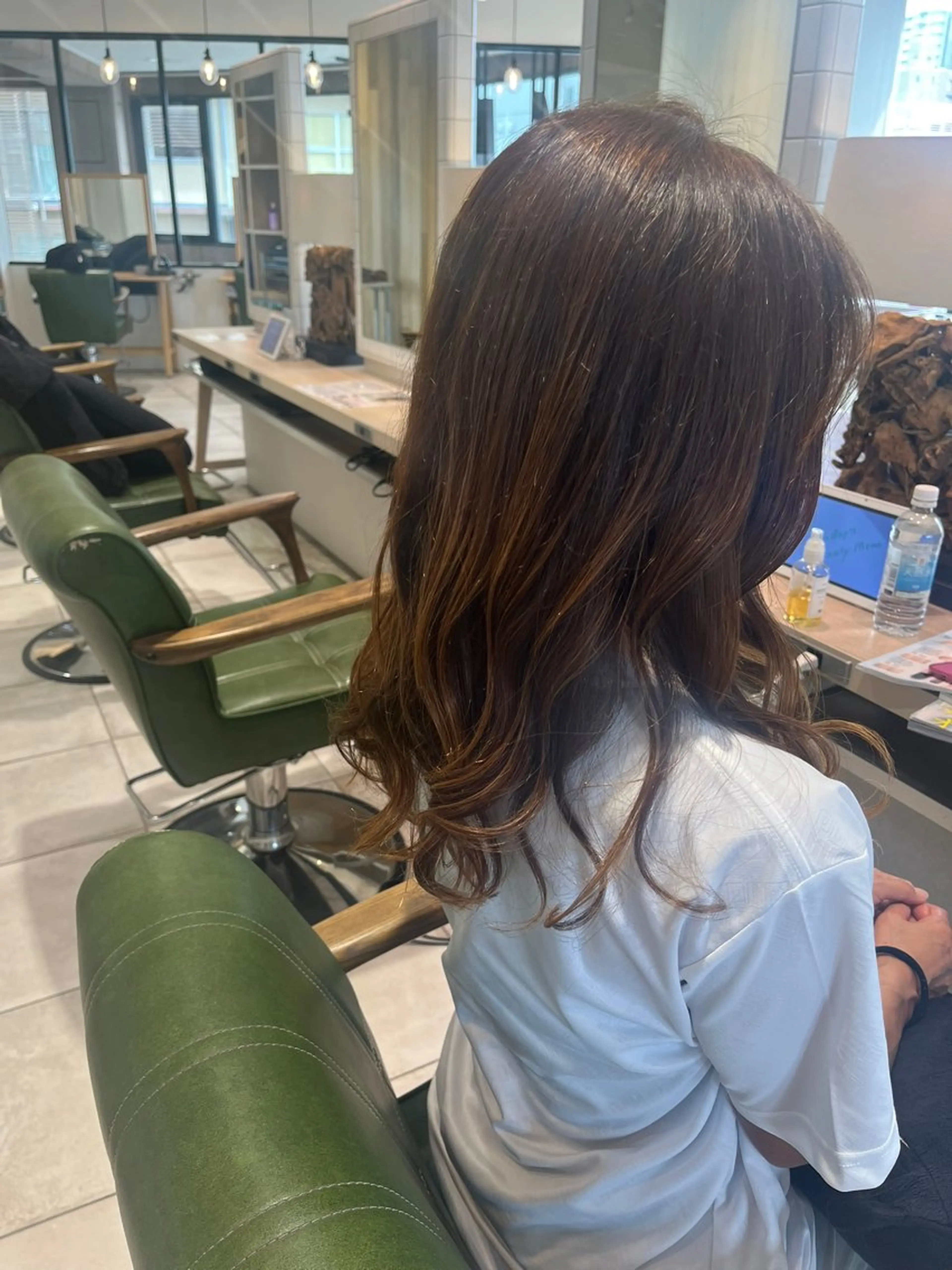 セミロング カラー 池田 美紀のヘアスタイル