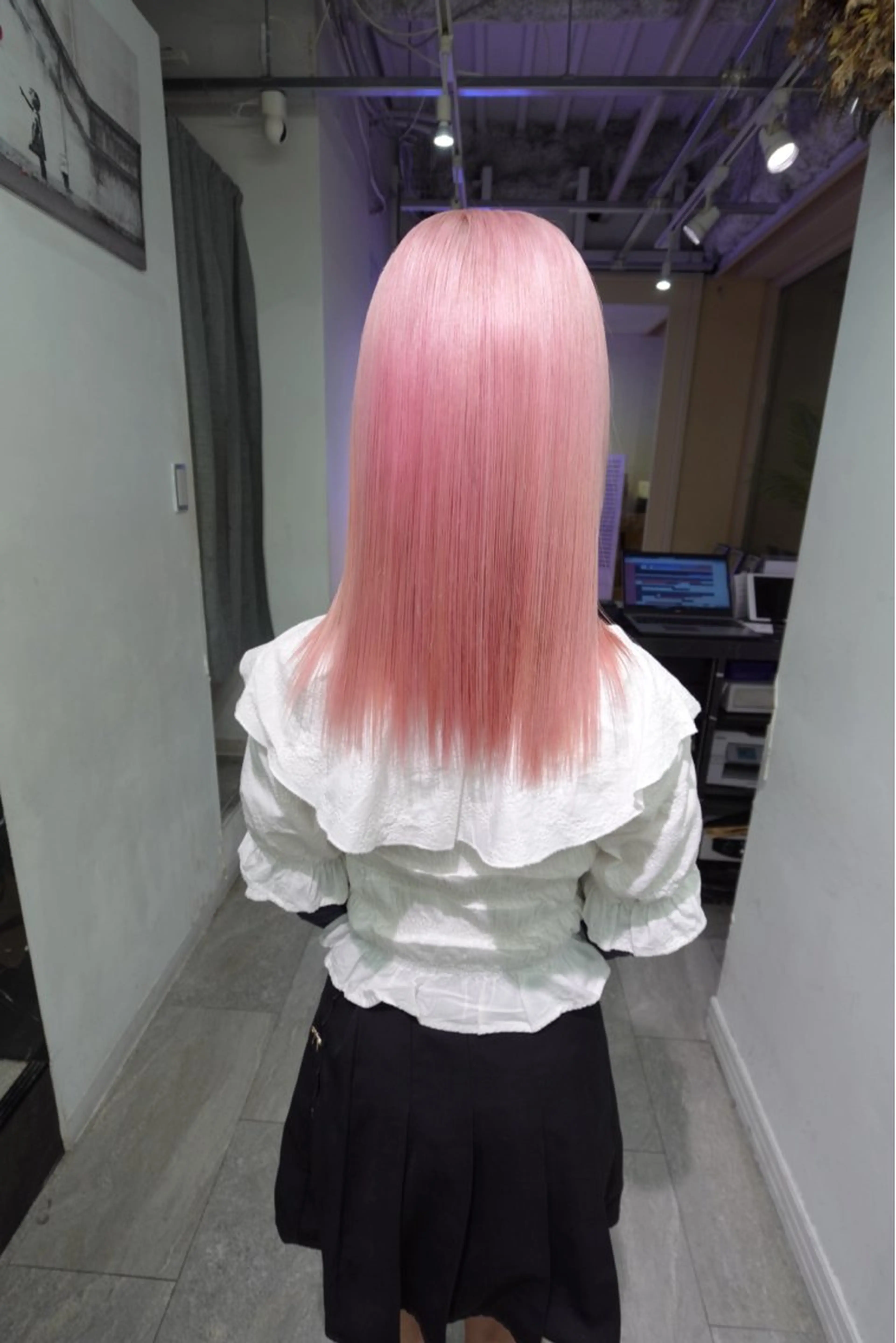 セミロング ヘアカラー ハイトーン/ ボブ/KAIのヘアスタイル