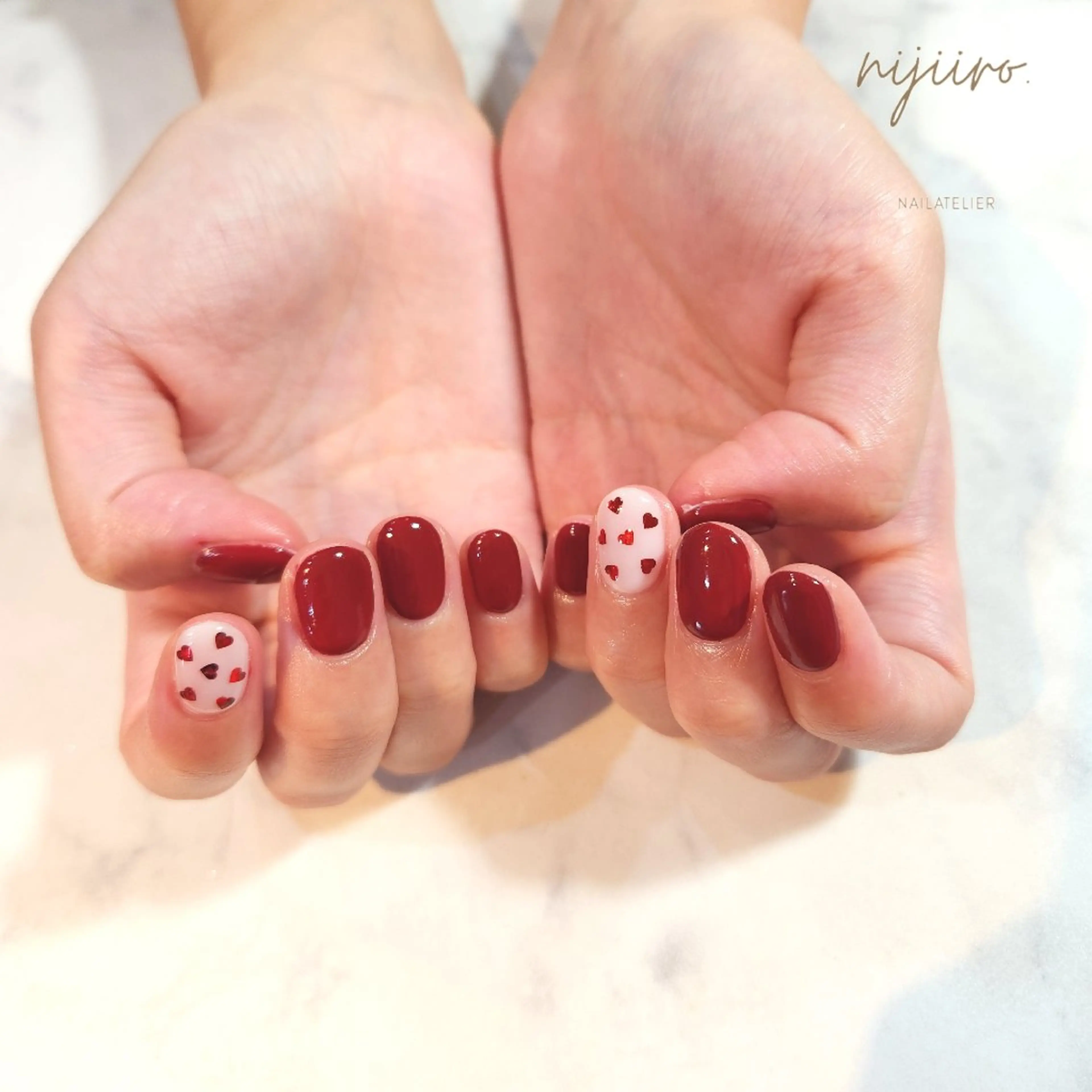 ネイル ハンドネイル nailatelier nijiiro.所属・nijiiro🌈 サトウのネイルデザイン