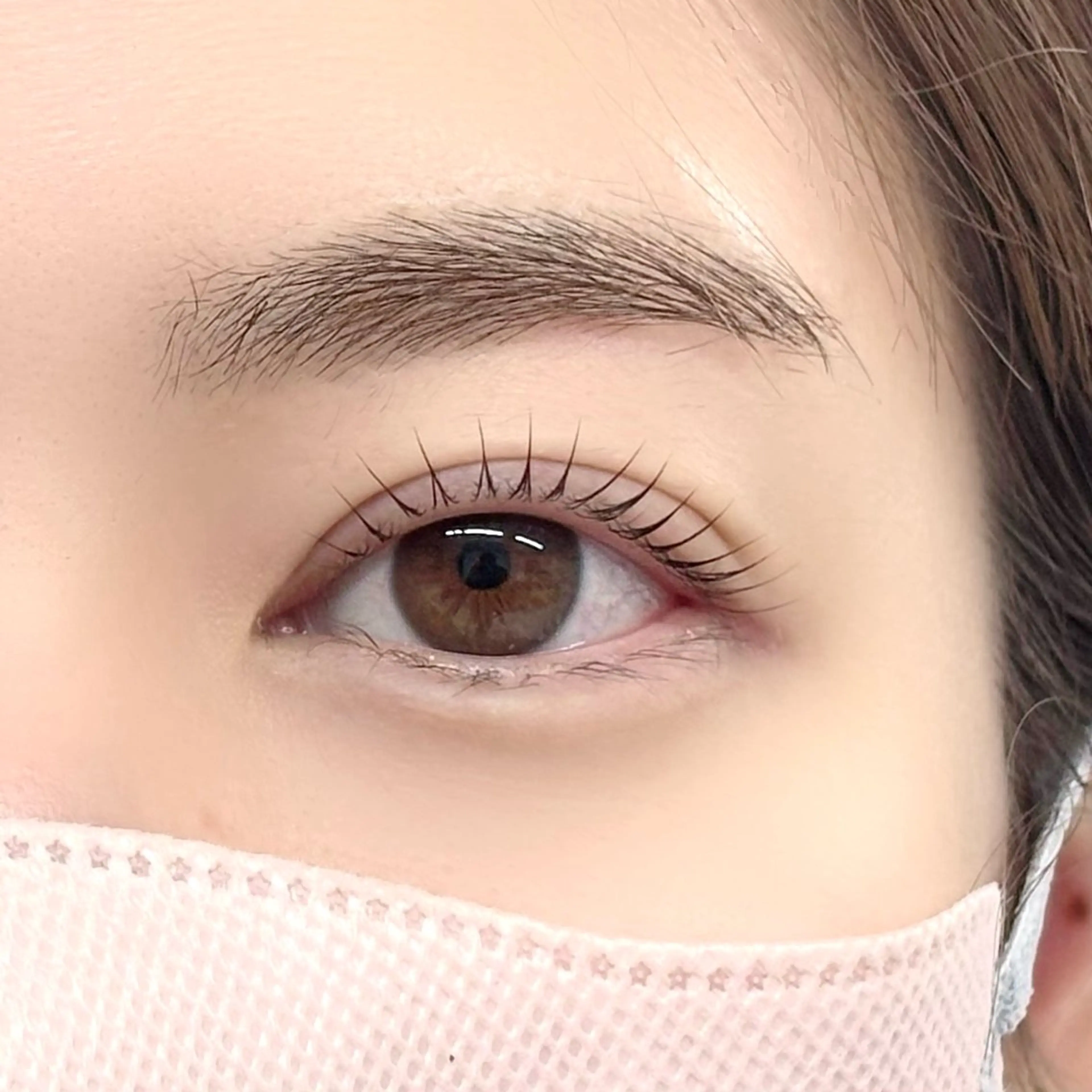 マツエク・マツパ ナチュラル マツパ Kano ☁️🤍のマツエク・マツパデザイン