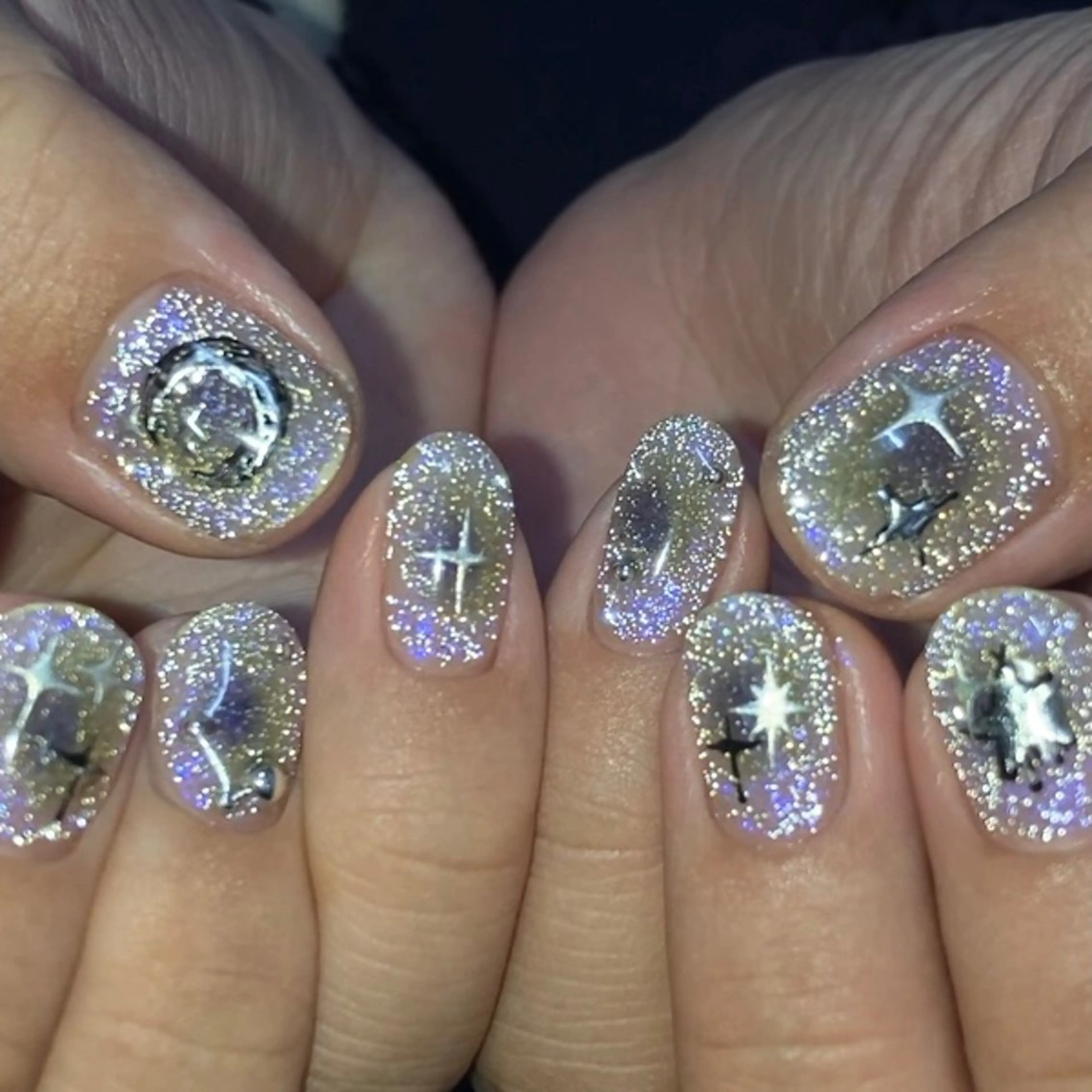 ネイル ハンドネイル フットネイル kana/モード ・グランジ໒꒱のネイルデザイン