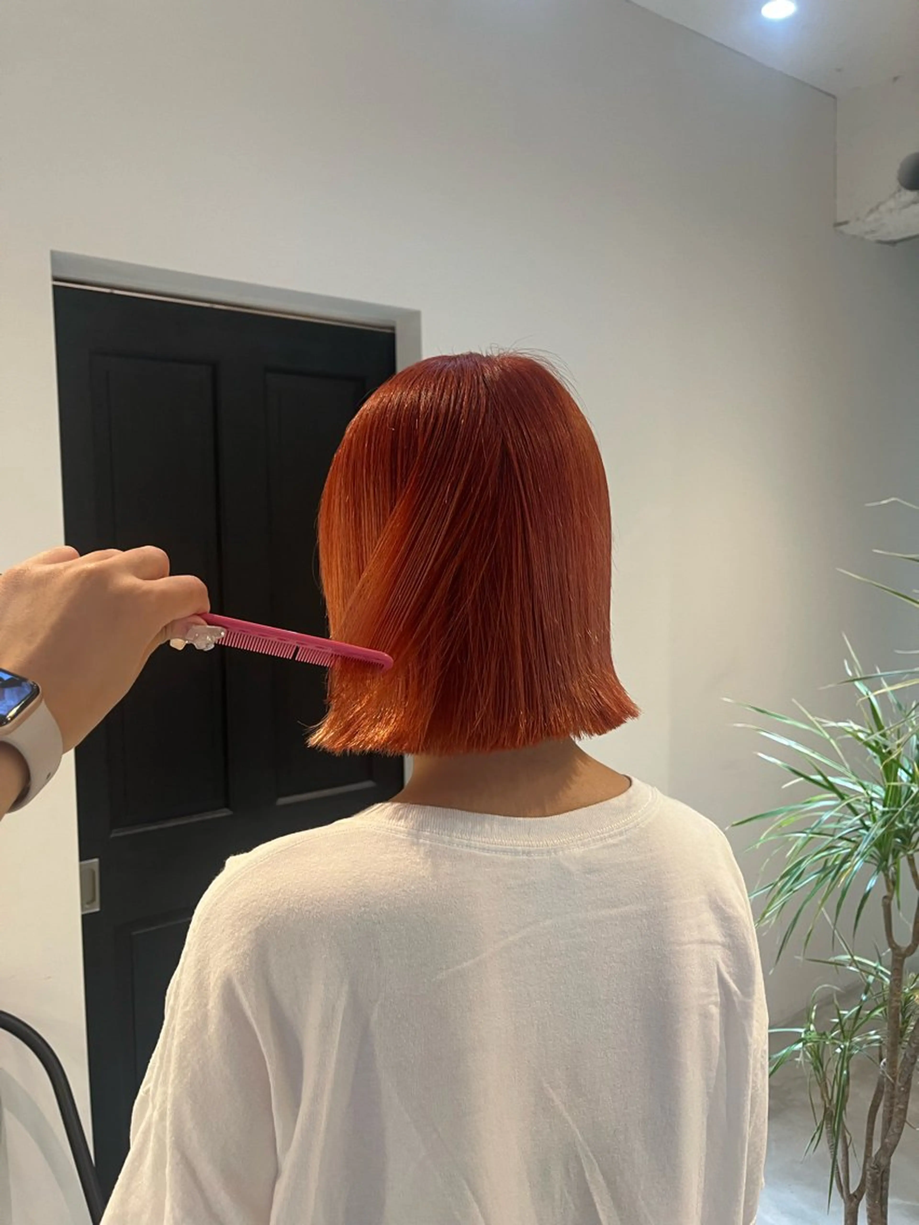 ショート ALLYS 渋谷店所属・最高級の艶のある カラーmei🎨のヘアスタイル