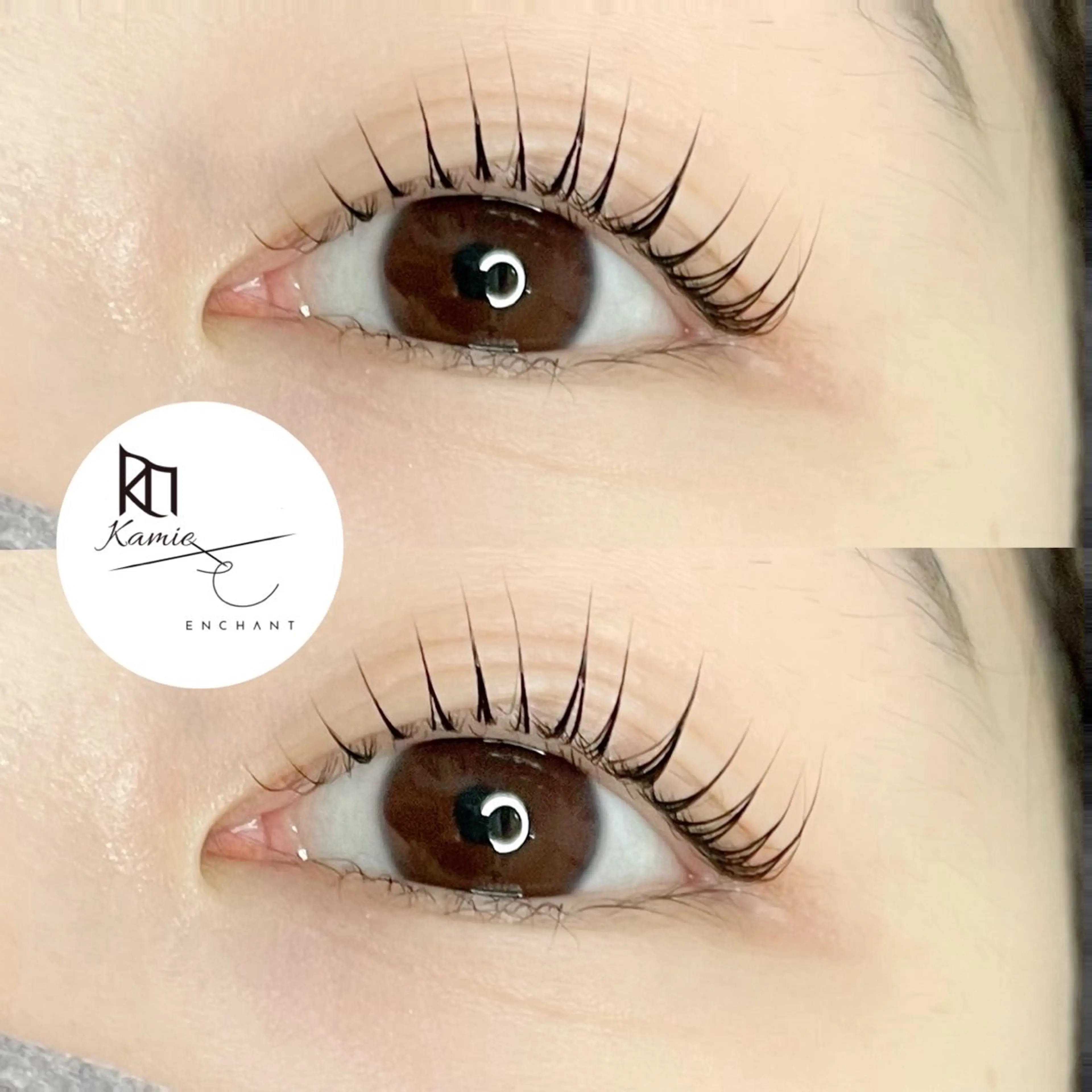 マツエク・マツパ パリジェンヌラッシュリフト Kamie uni 原田のマツエク・マツパデザイン