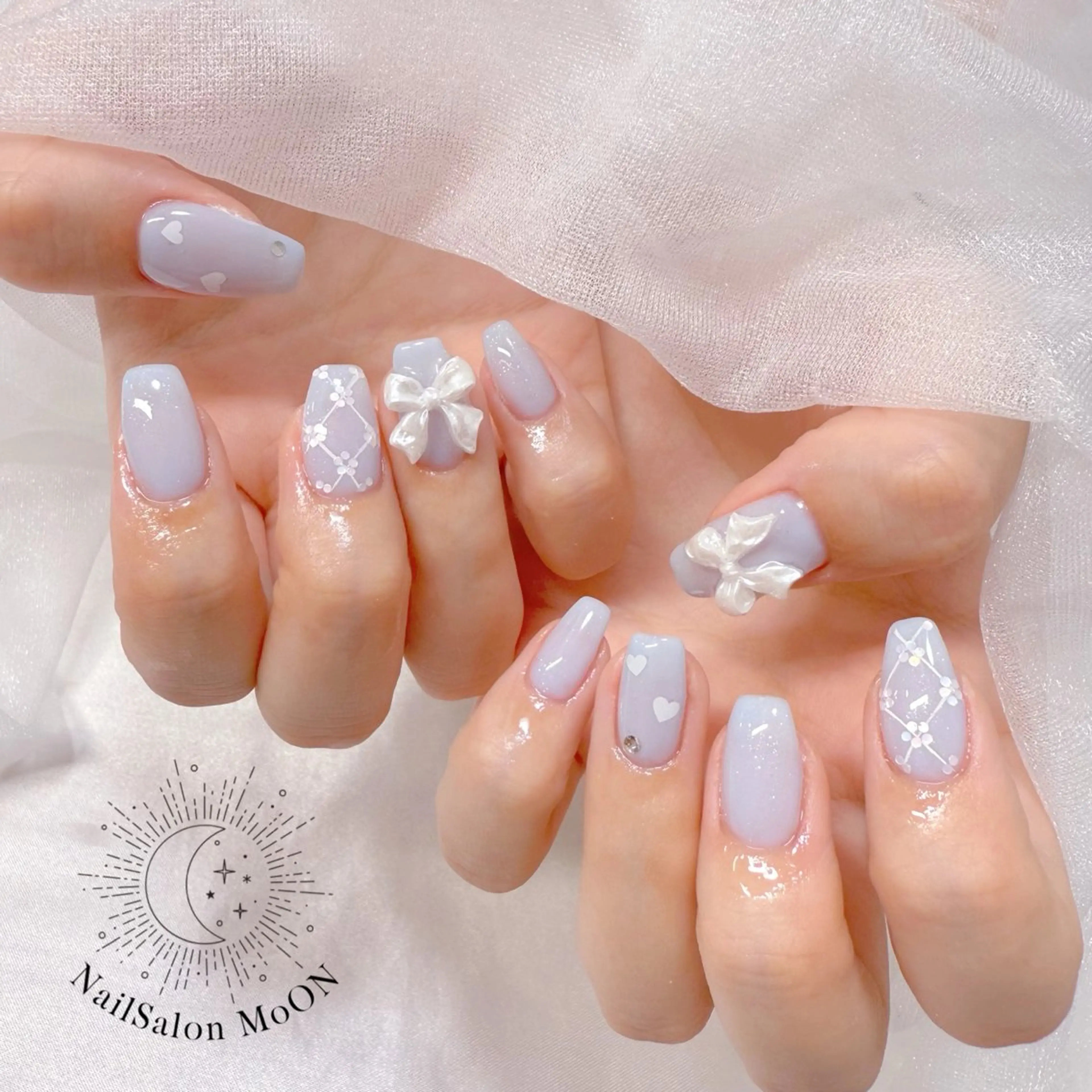 ネイル ハンドネイル ハンドケア MoON...❤︎ MeGuのネイルデザイン