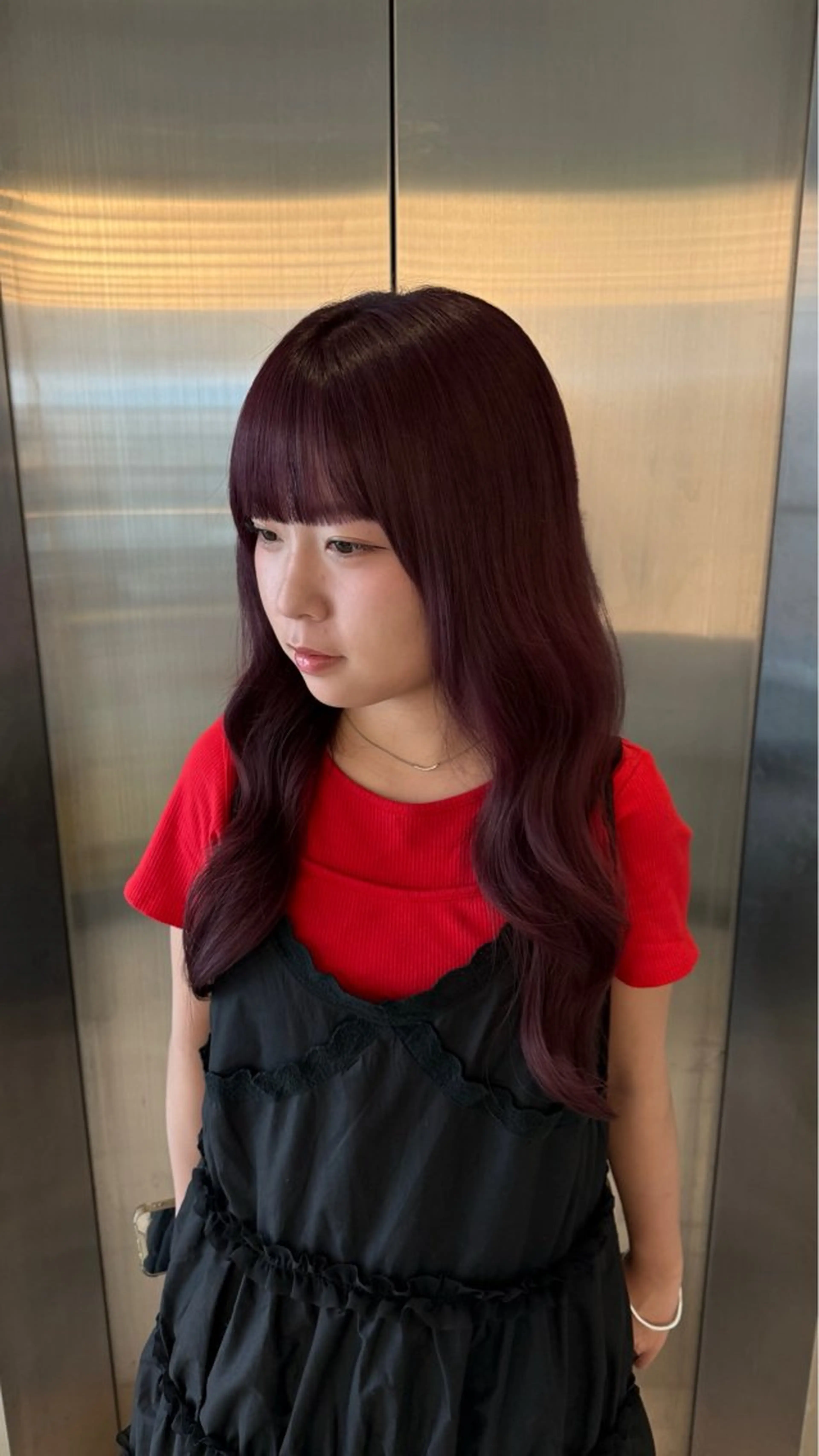 ロング ヘアカラー トリートメント RUKA🩰透明感 寒色カラー/レイヤーのヘアスタイル