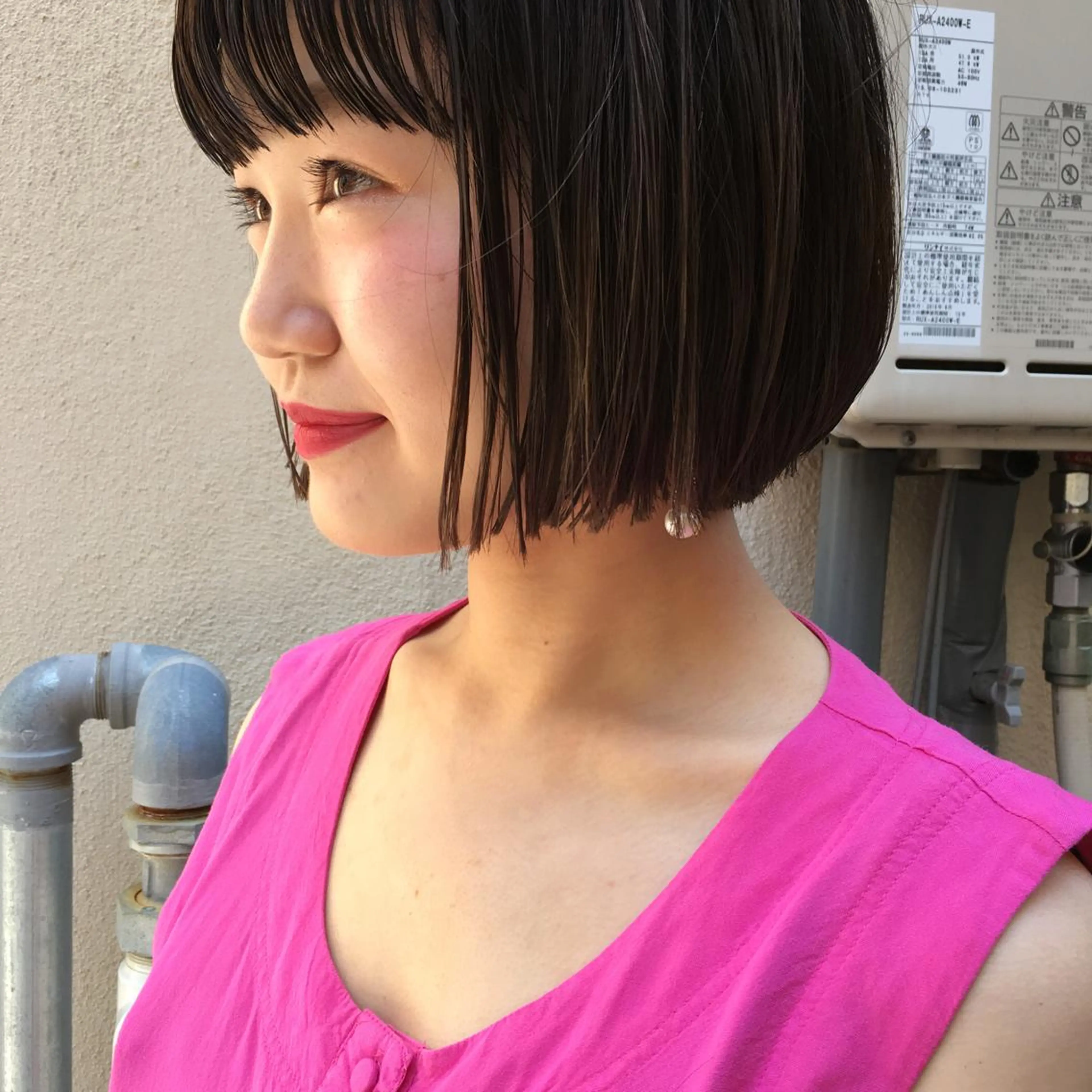 ショート カラー BRUNTJET所属・MAEDA MADOKAのヘアスタイル