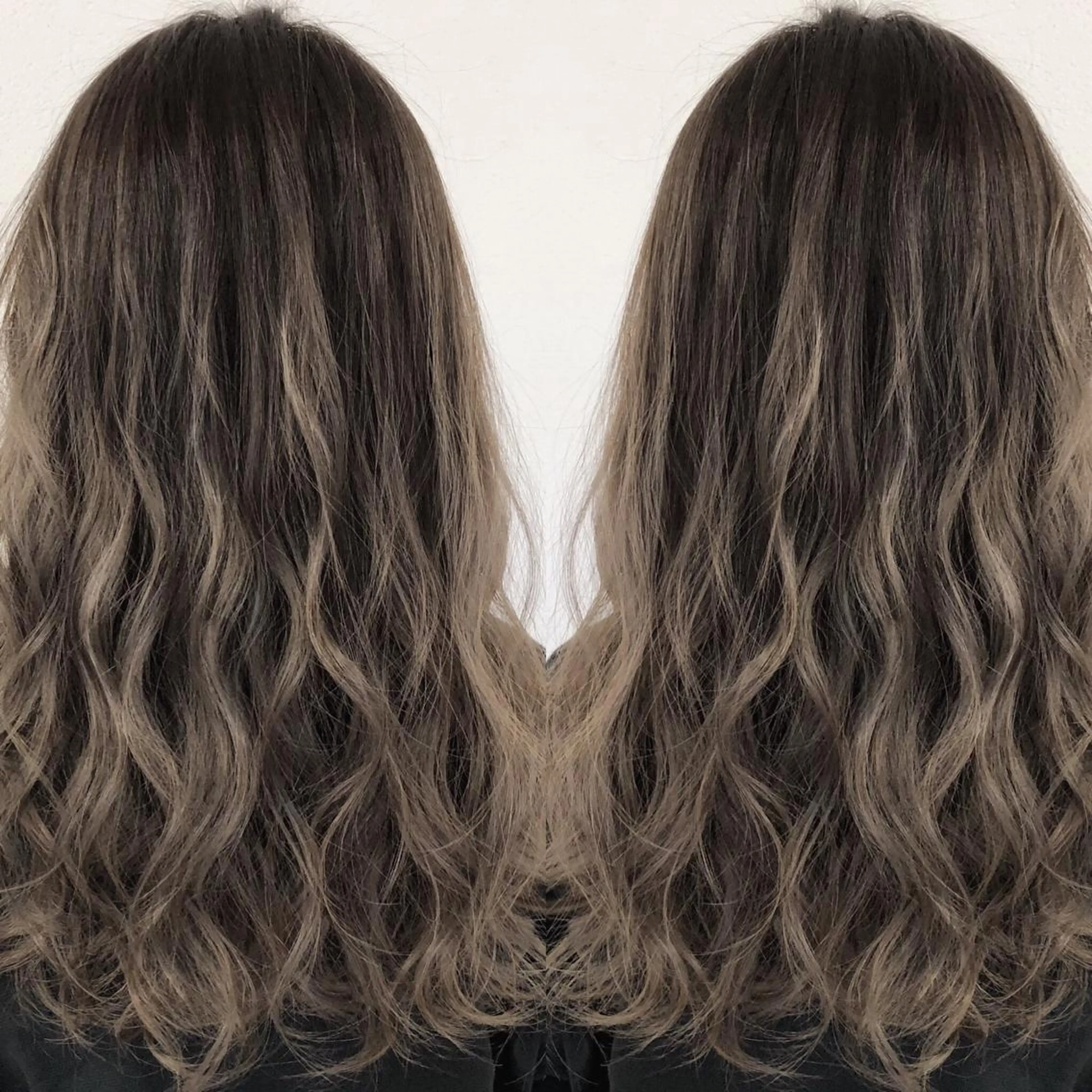 ロング カラー パーマ ヘアアレンジ メンズ キッズ ネイル マツエク・マツパ メンズバレイヤージュ メンズブリーチ バレイヤージュ ブリーチ レイヤーカット biscohair 髪にドラマを。のヘアスタイル