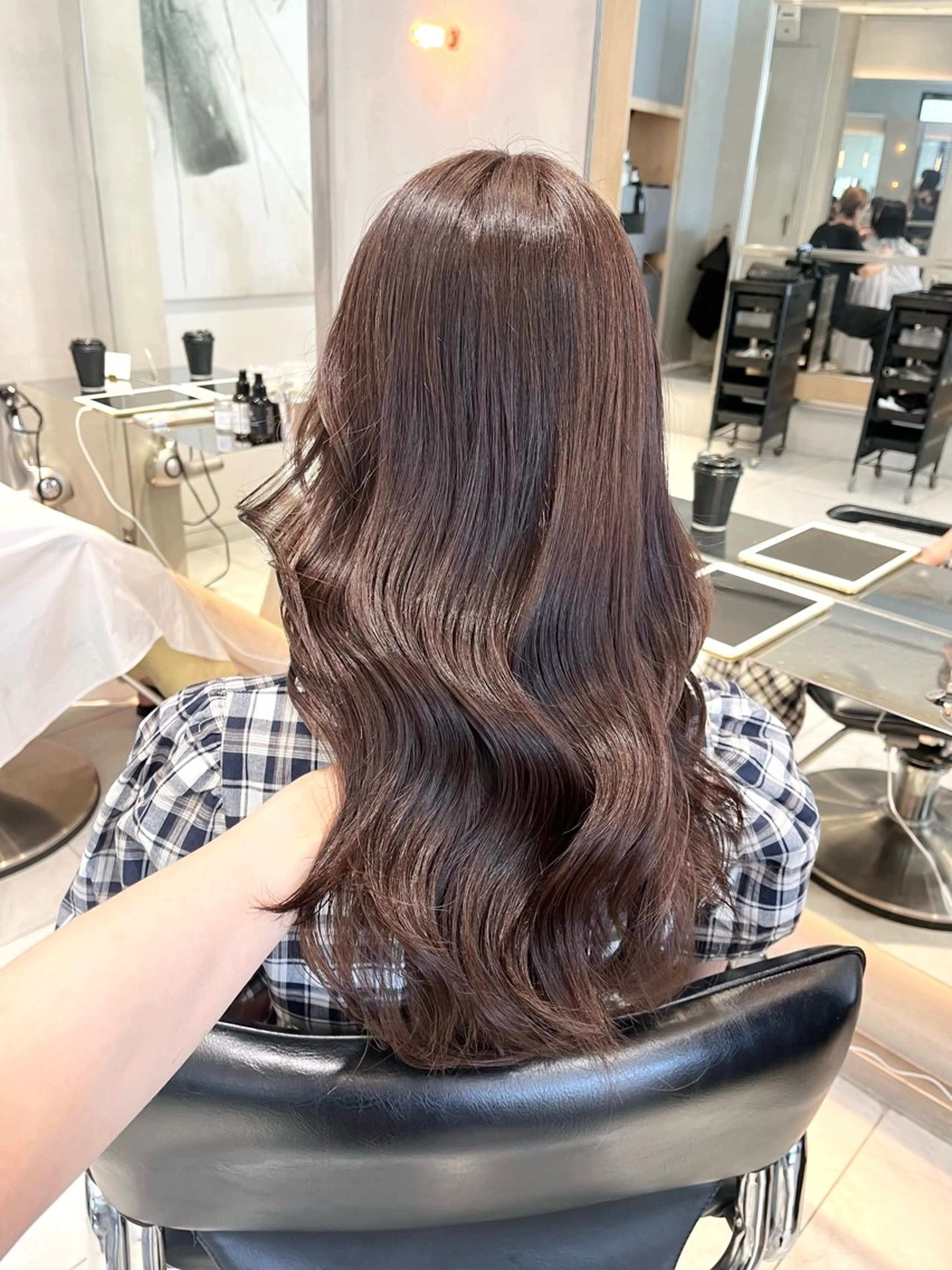 ロング カラー ヘアカラー トリートメント ヘッドスパ ヘアセット 🎀艶モテカラー🎀 彩季のヘアスタイル
