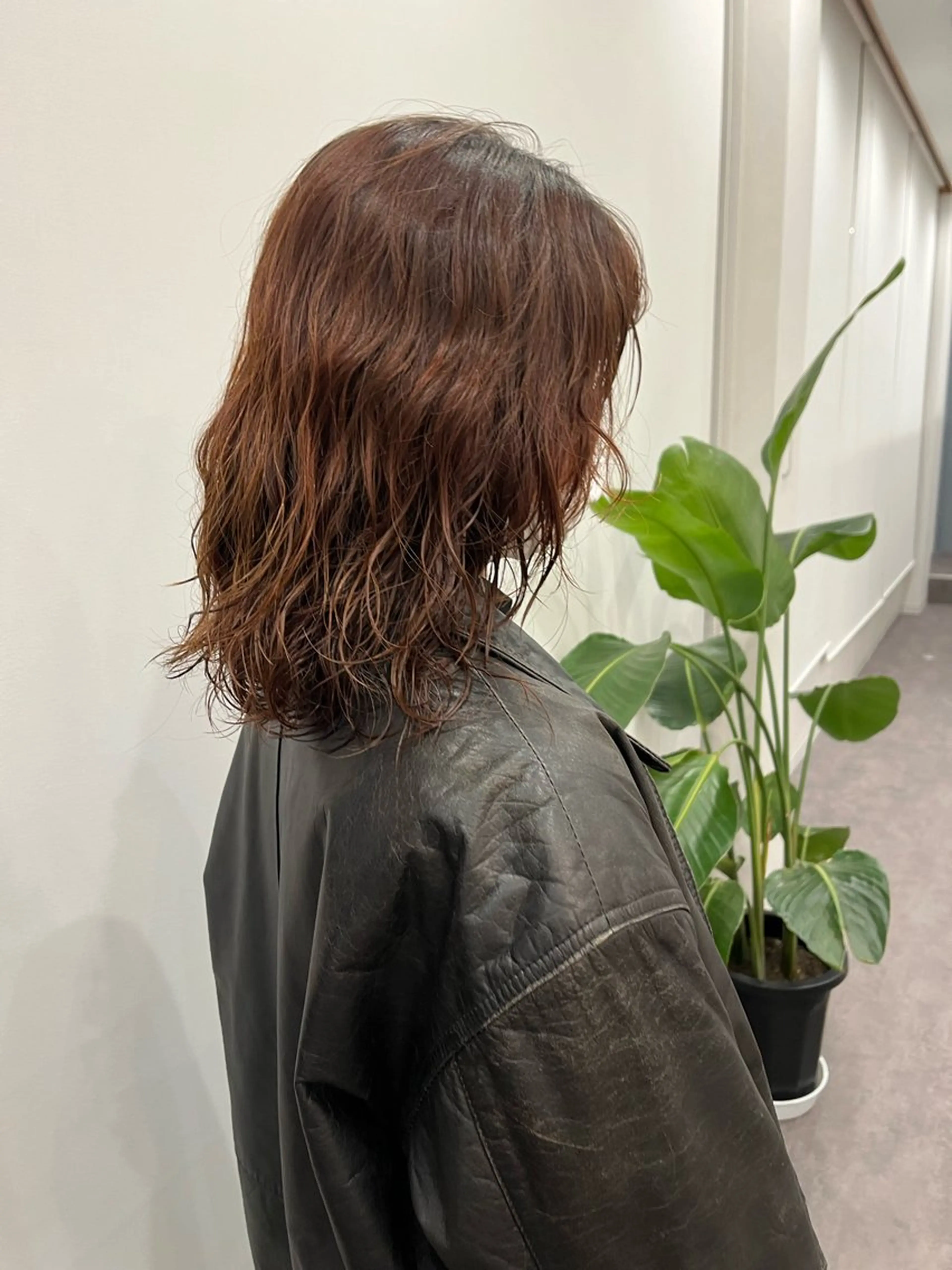 パーマ カット パーマ 金井 美悠のヘアスタイル