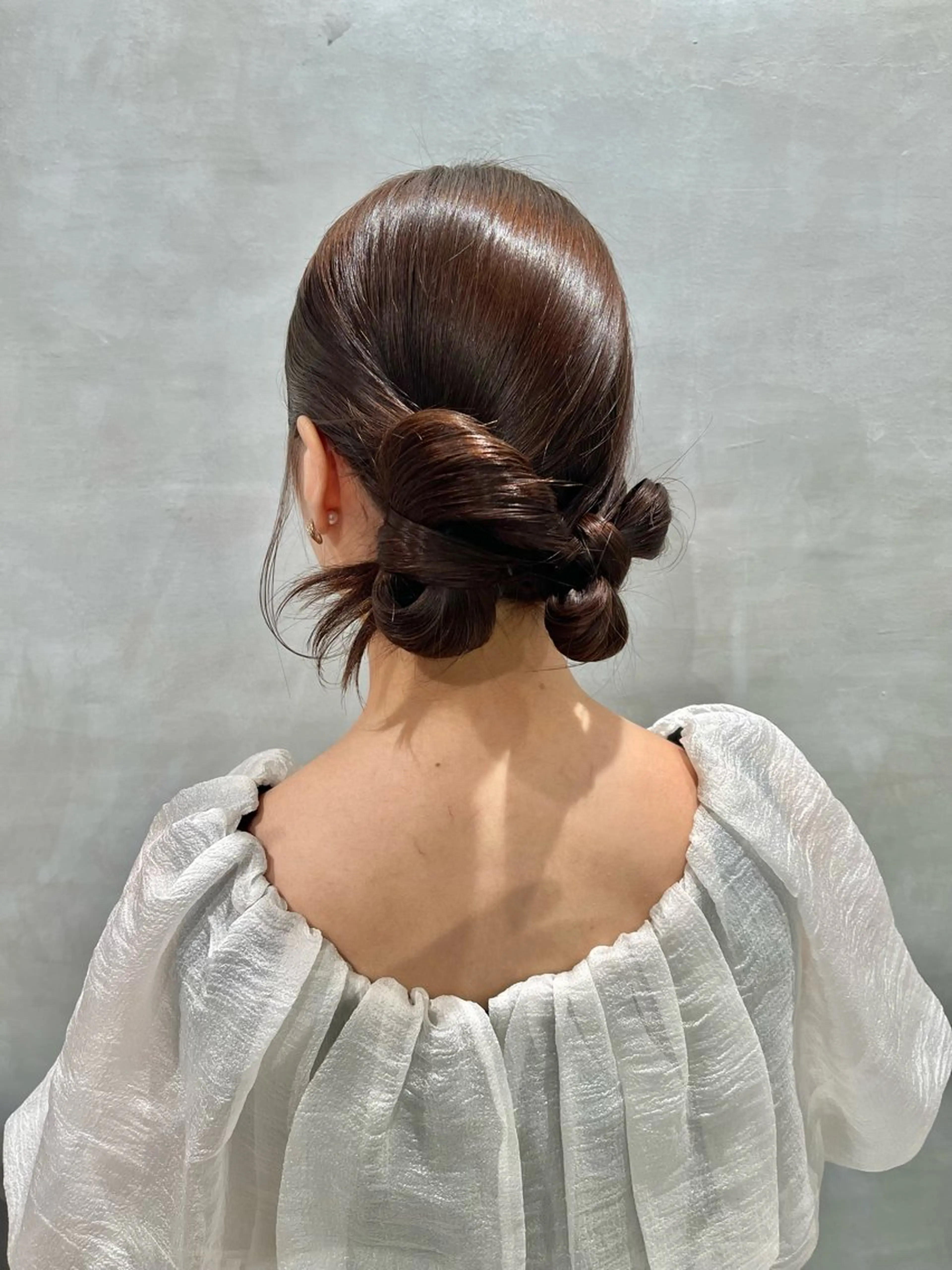 ヘアアレンジ ポニーテール 結婚式・ブライダル 卒業式のヘアスタイル ヘアセット charm《銀座》 ヘアセット/縮毛矯正のヘアスタイル