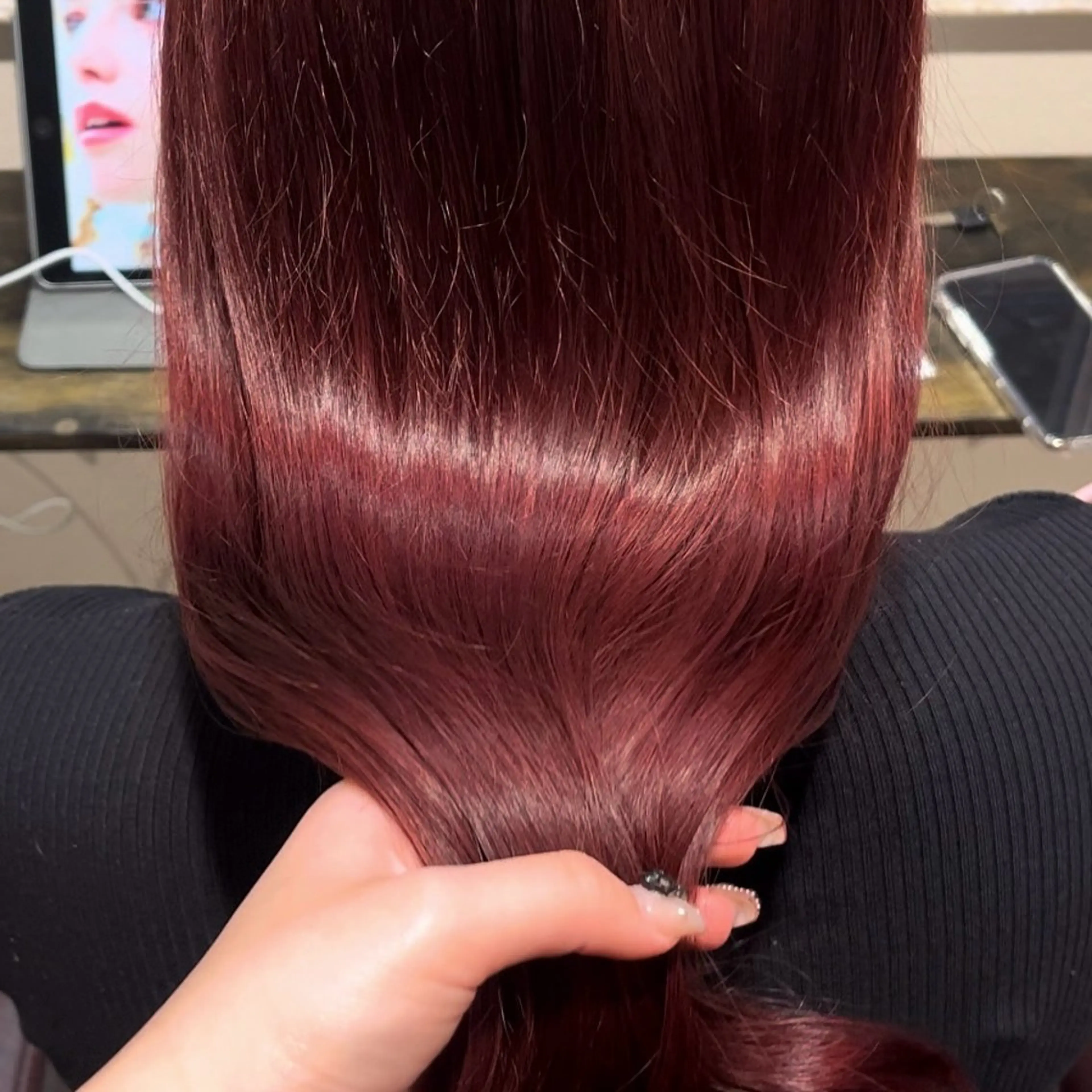 🩶髪質改善初めての方🩶 《艶カラー🥣》➕《髪質改善ヘアエステ🪄》 ￥16500 ➡️ ￥11900の写真