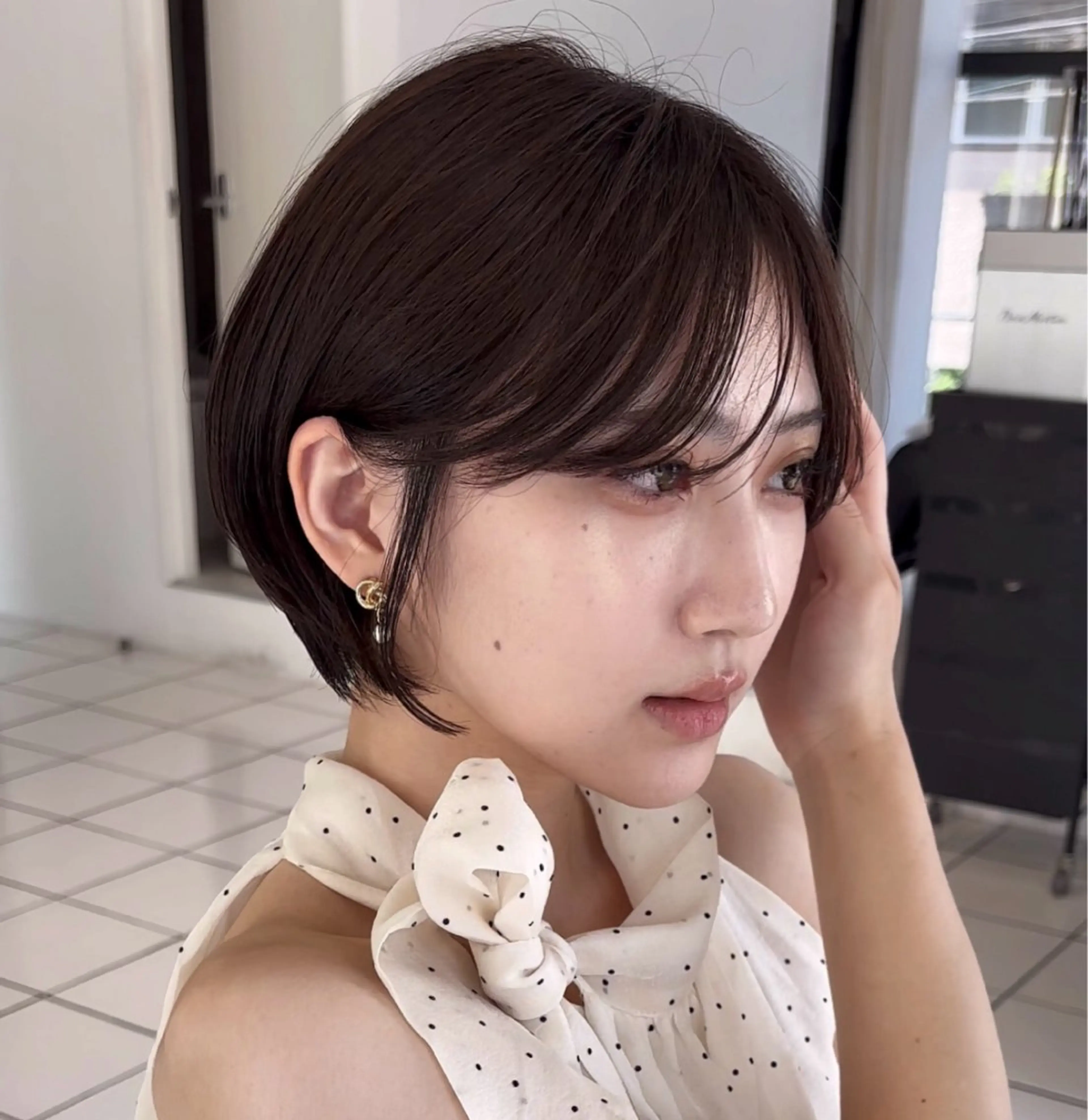 ショート 💎レイヤー×顔周り カット💎杉原のヘアスタイル