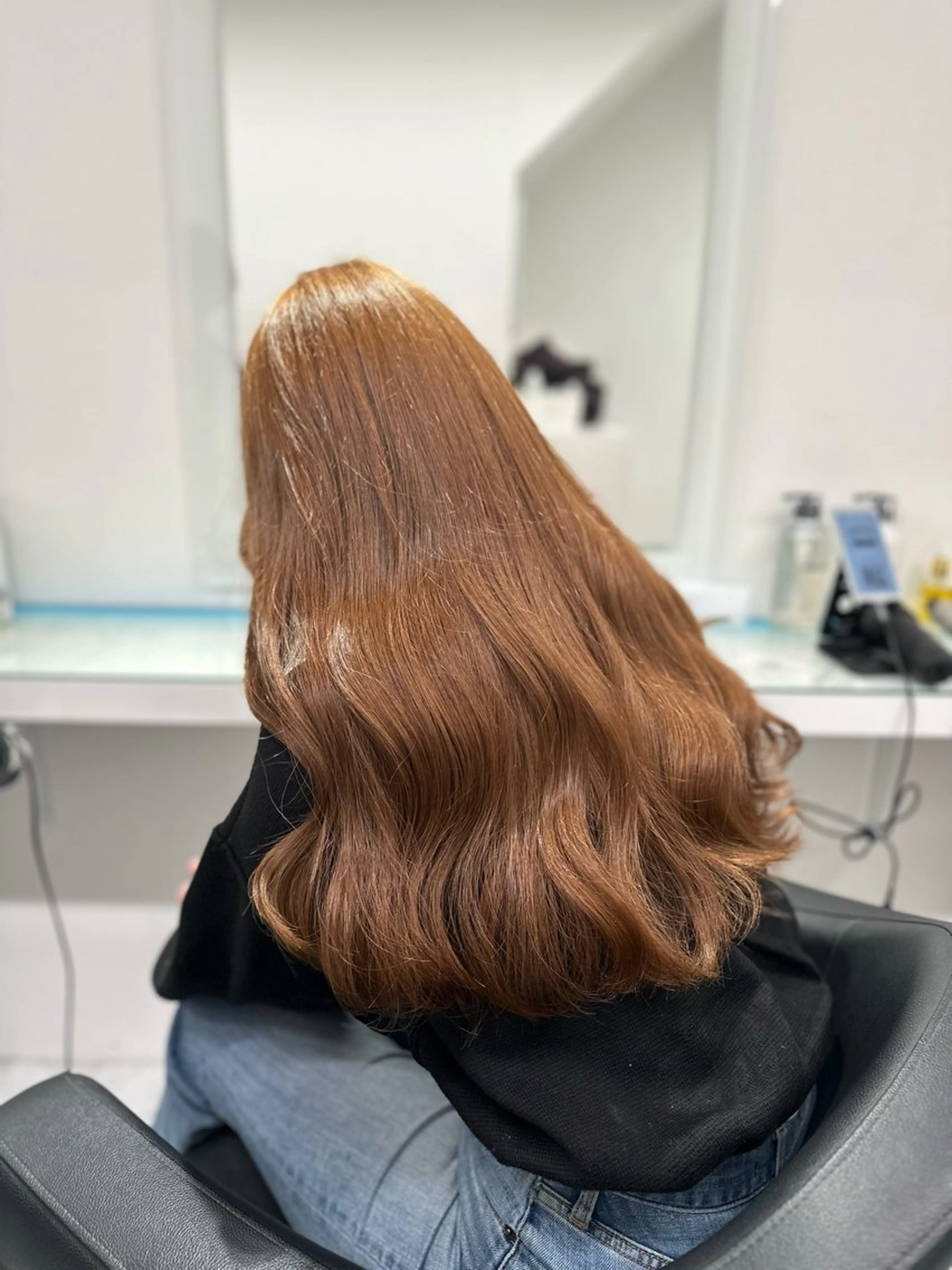 セミロング カラー カット ヘアカラー トリートメント ヘッドスパ ヘアセット ❄最強かわいいカラー ❄️MINA❄️のヘアスタイル