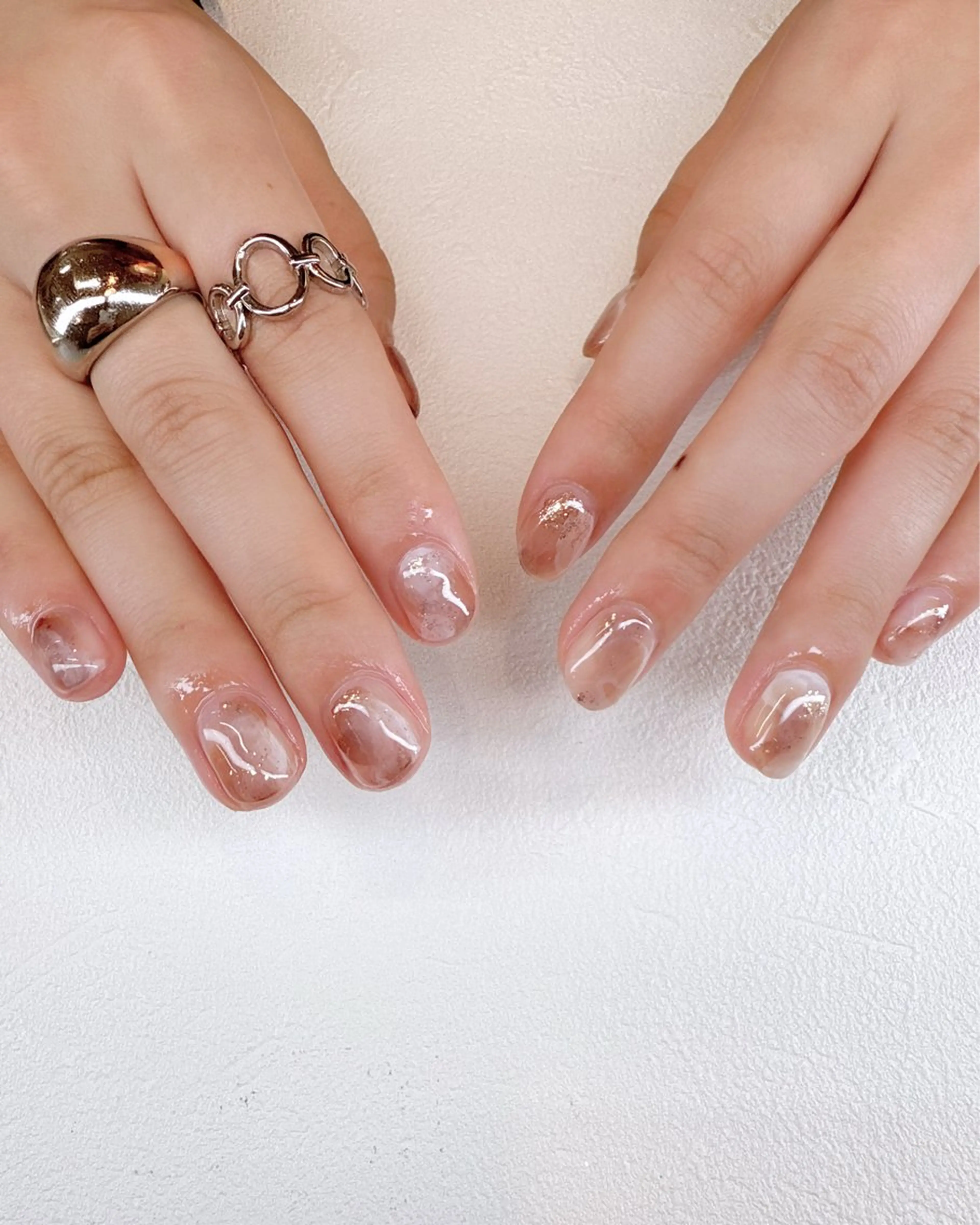 ネイル 持ち込み Agate miku🎀‧₊のネイルデザイン