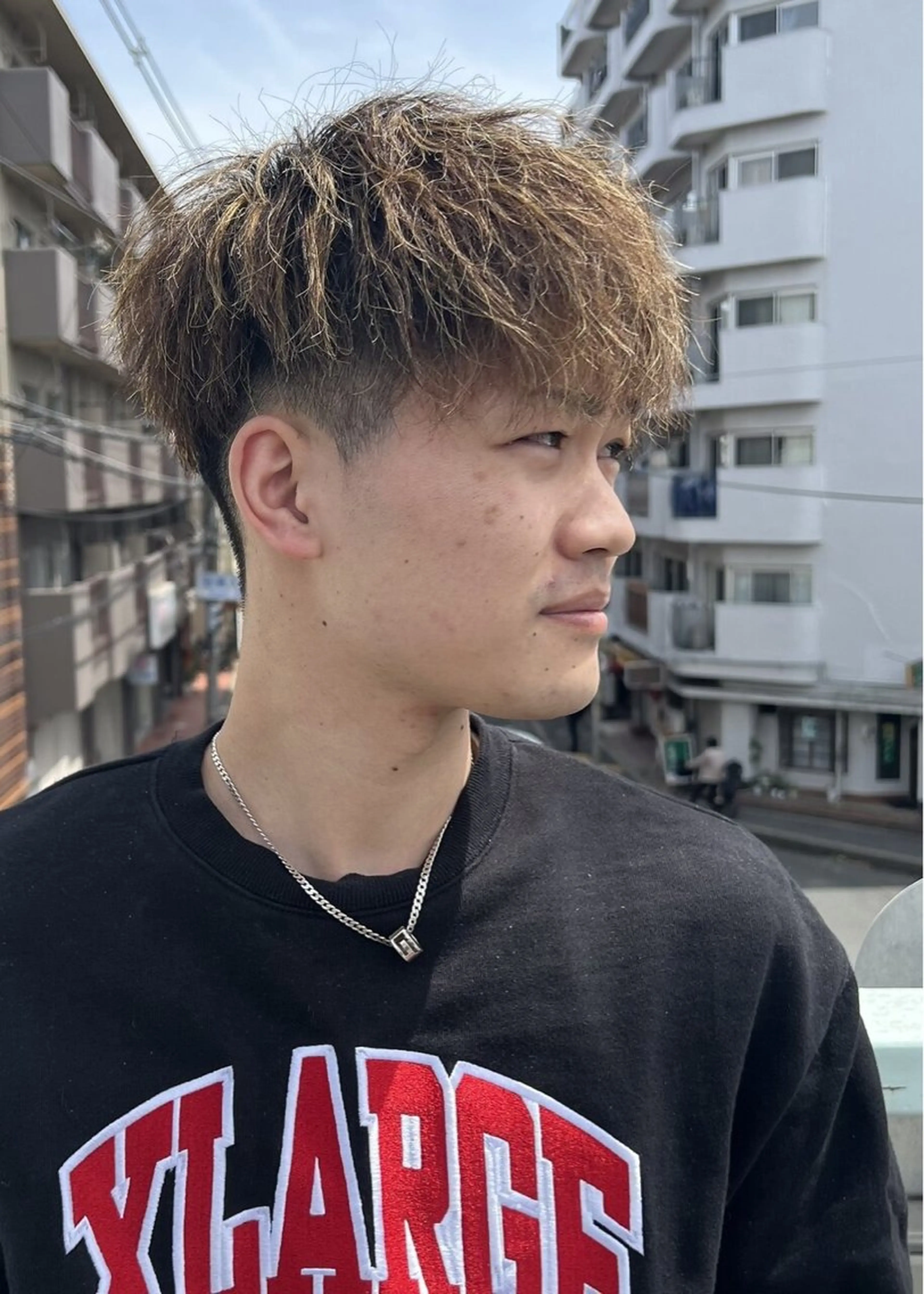 メンズカット＋パーマ＋カラー＋かっこいいが続くトリートメント✨️の写真