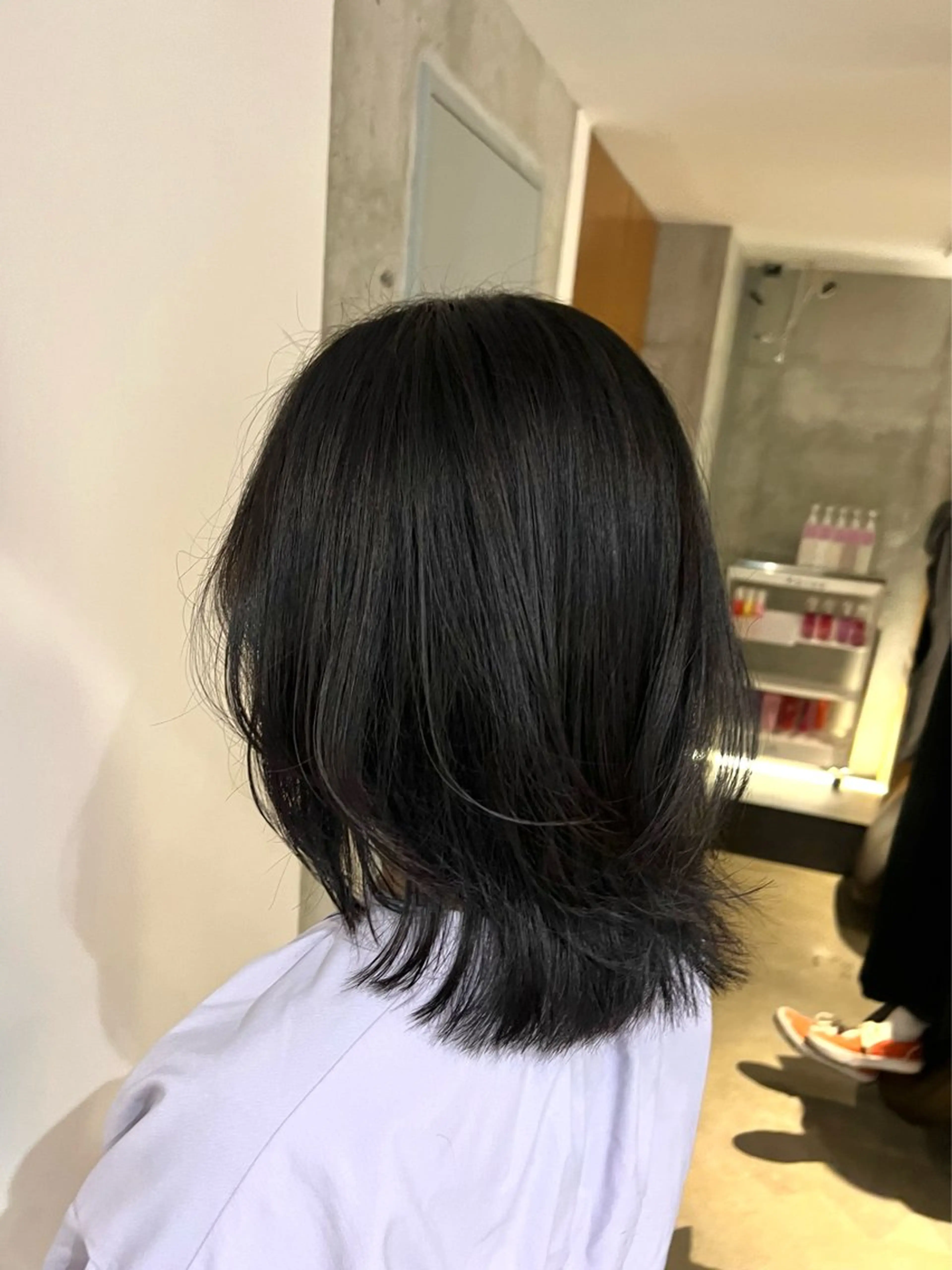 ミディアム 三宅 凜佳のヘアスタイル