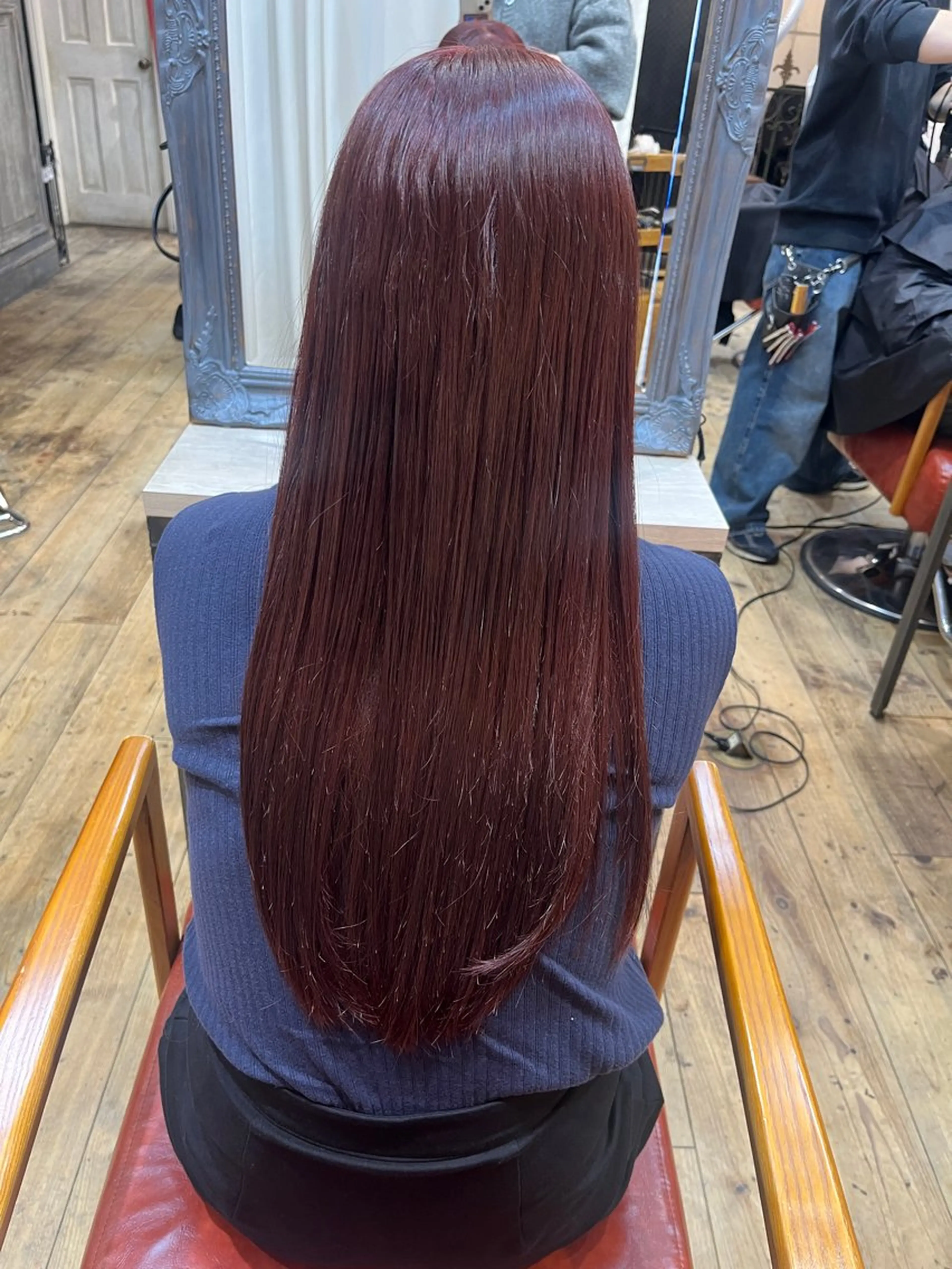 カラー ダブルカラー 熊谷 紗奈のヘアスタイル