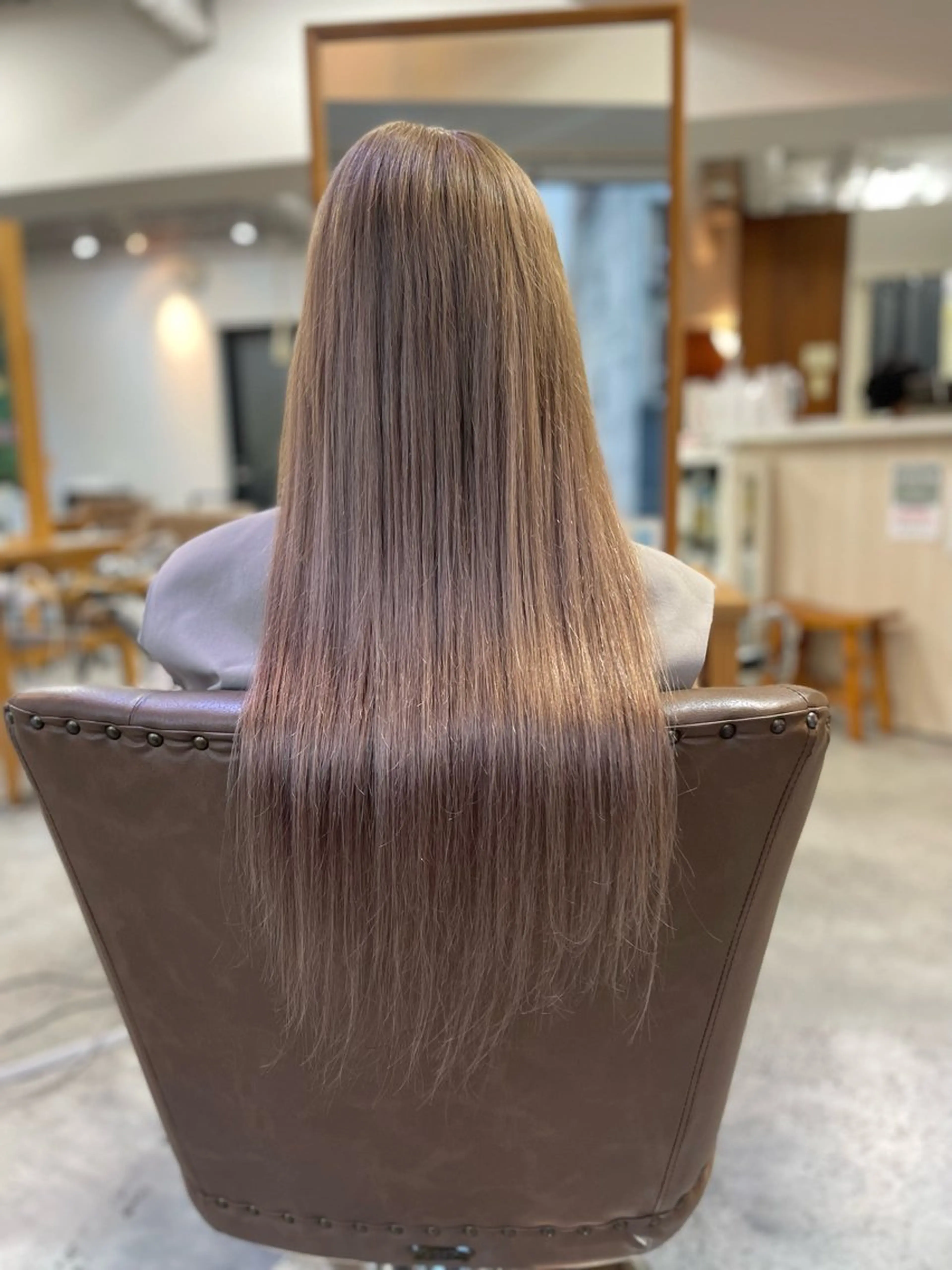 ロング カラー プルエクステ ダブルカラー エクステ Chi satoのヘアスタイル