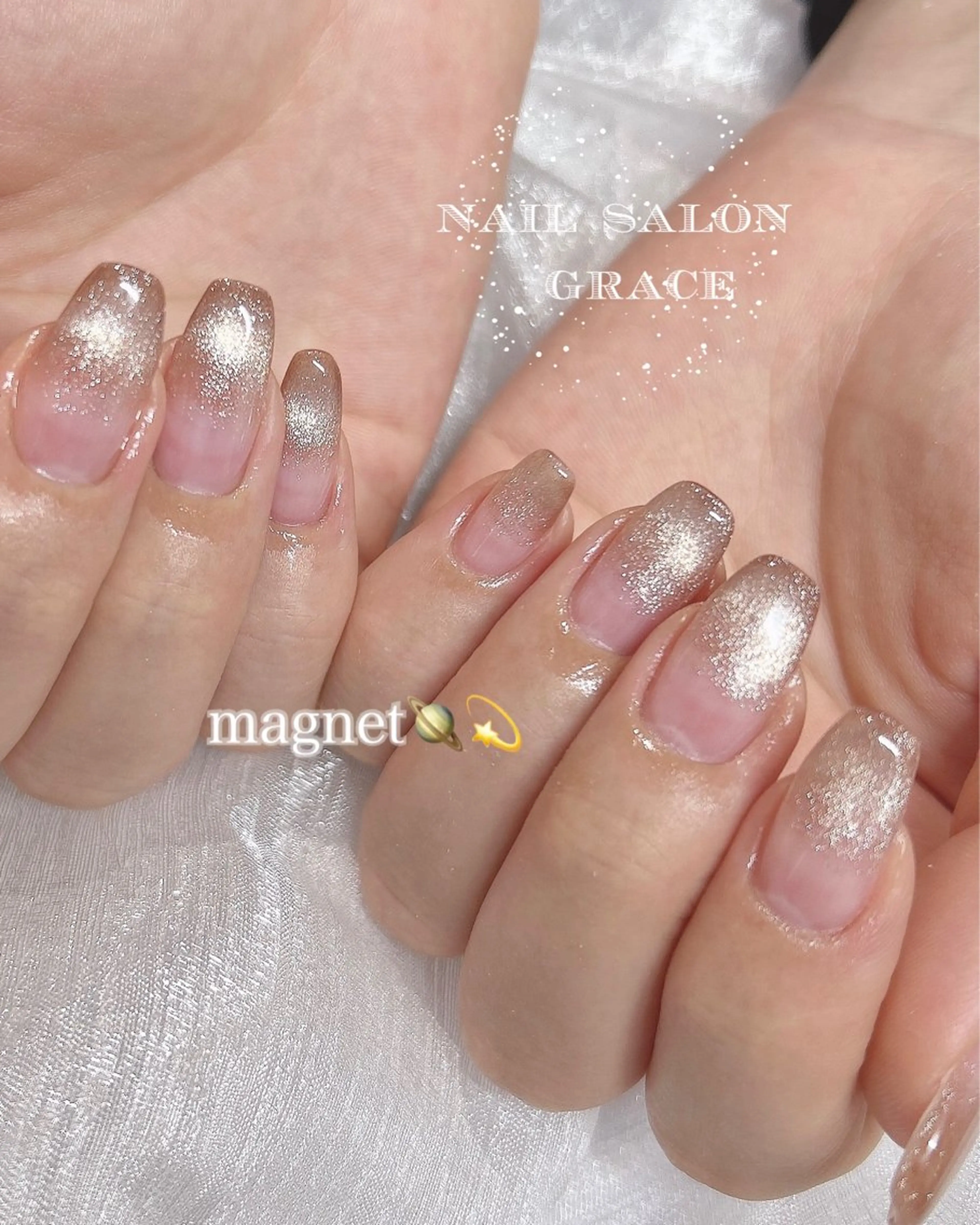 ネイル マグネットネイル ハンドネイル nailsalon GRACE所属・GRACE nailのネイルデザイン