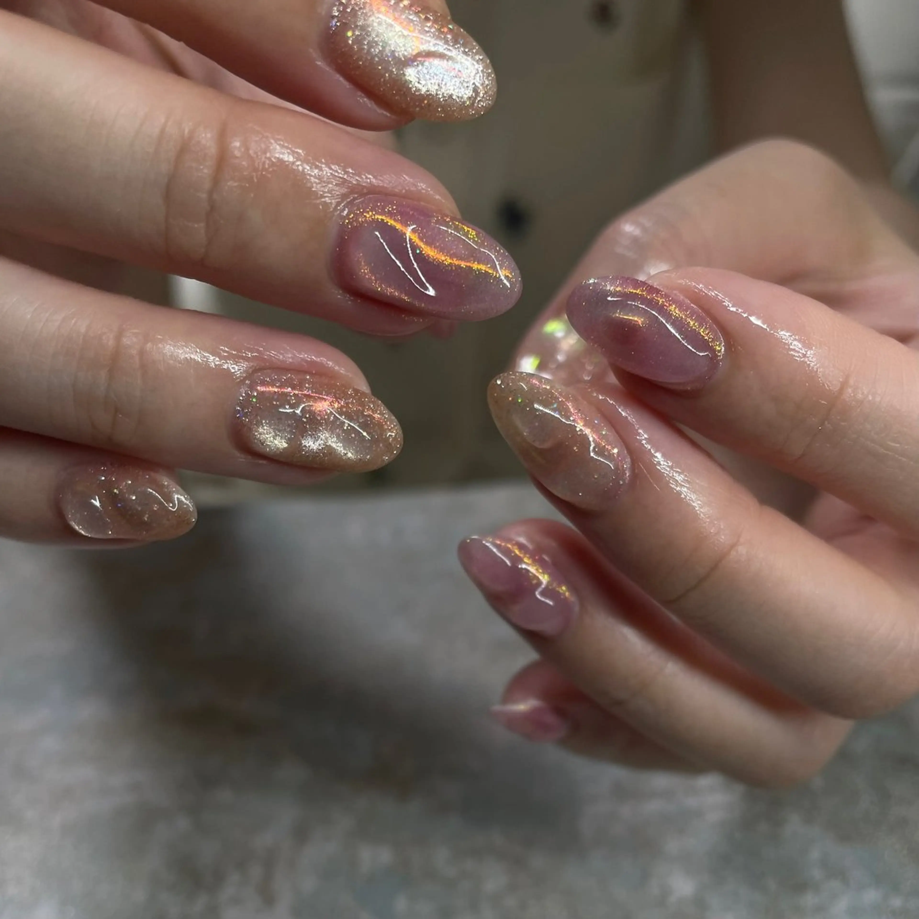 ネイル ハンドネイル フィルイン･パラジェル導入サロン ehre(エーレ)所属・ehre haruhoのネイルデザイン