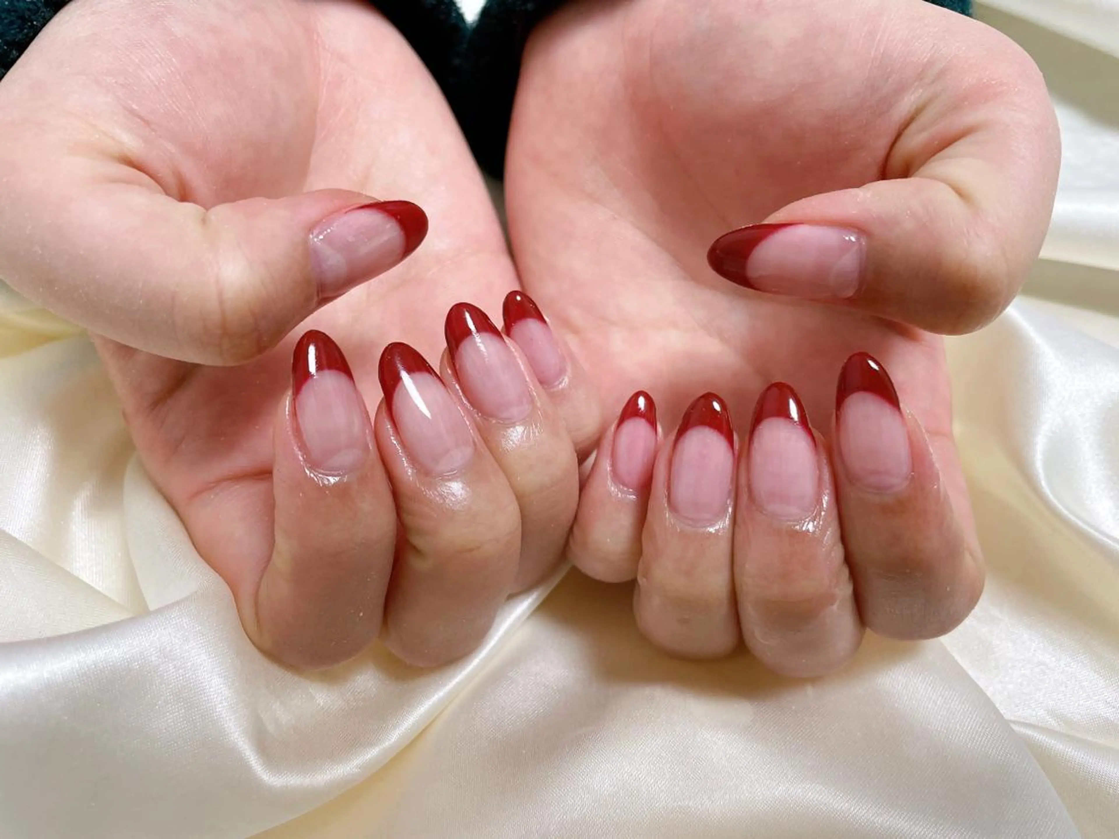 ネイル フレンチネイル Mogu nail 二子玉川のネイルデザイン