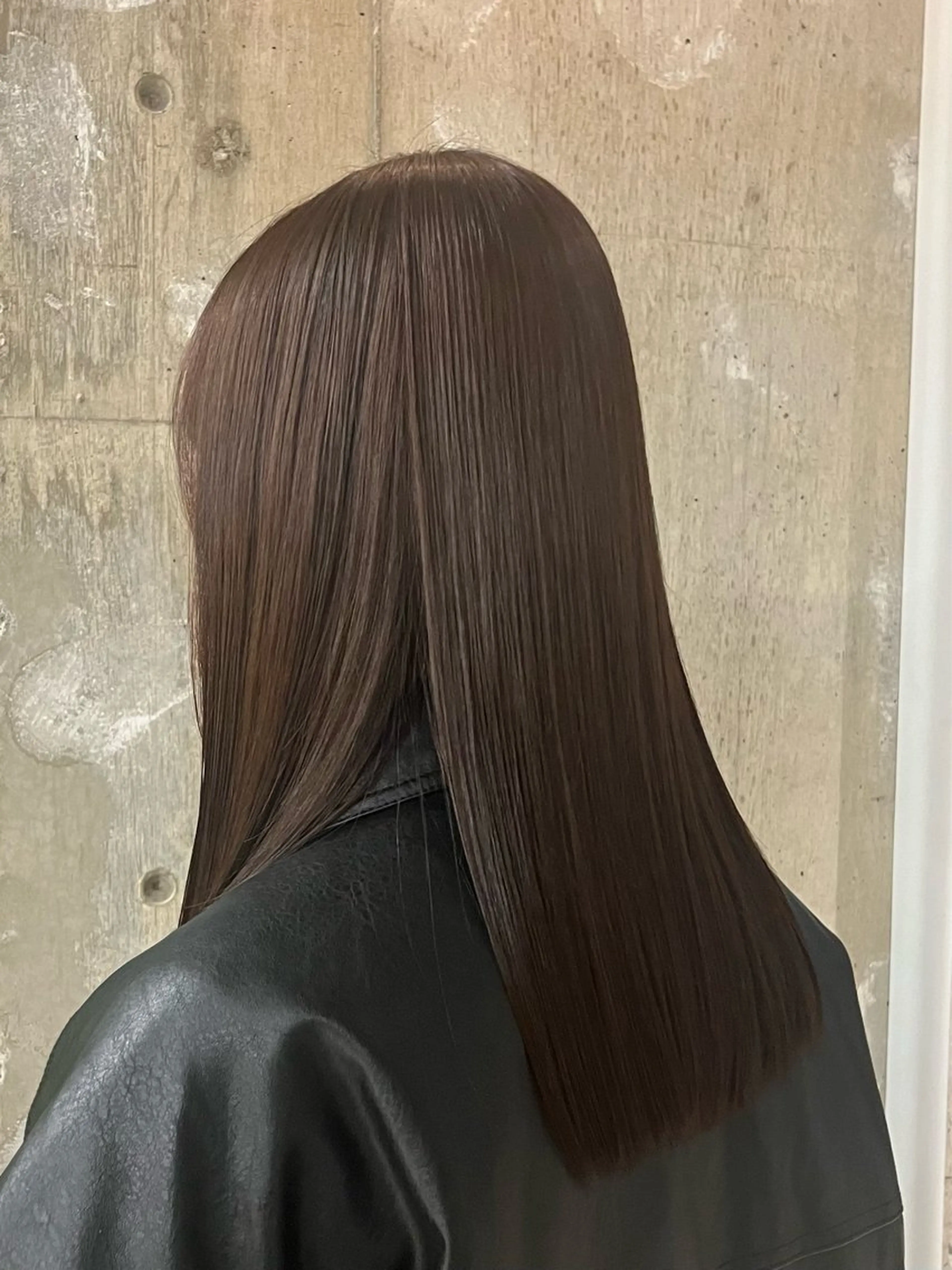 セミロング 縮毛矯正 BUSH所属・BUSH なかじませりなのヘアスタイル