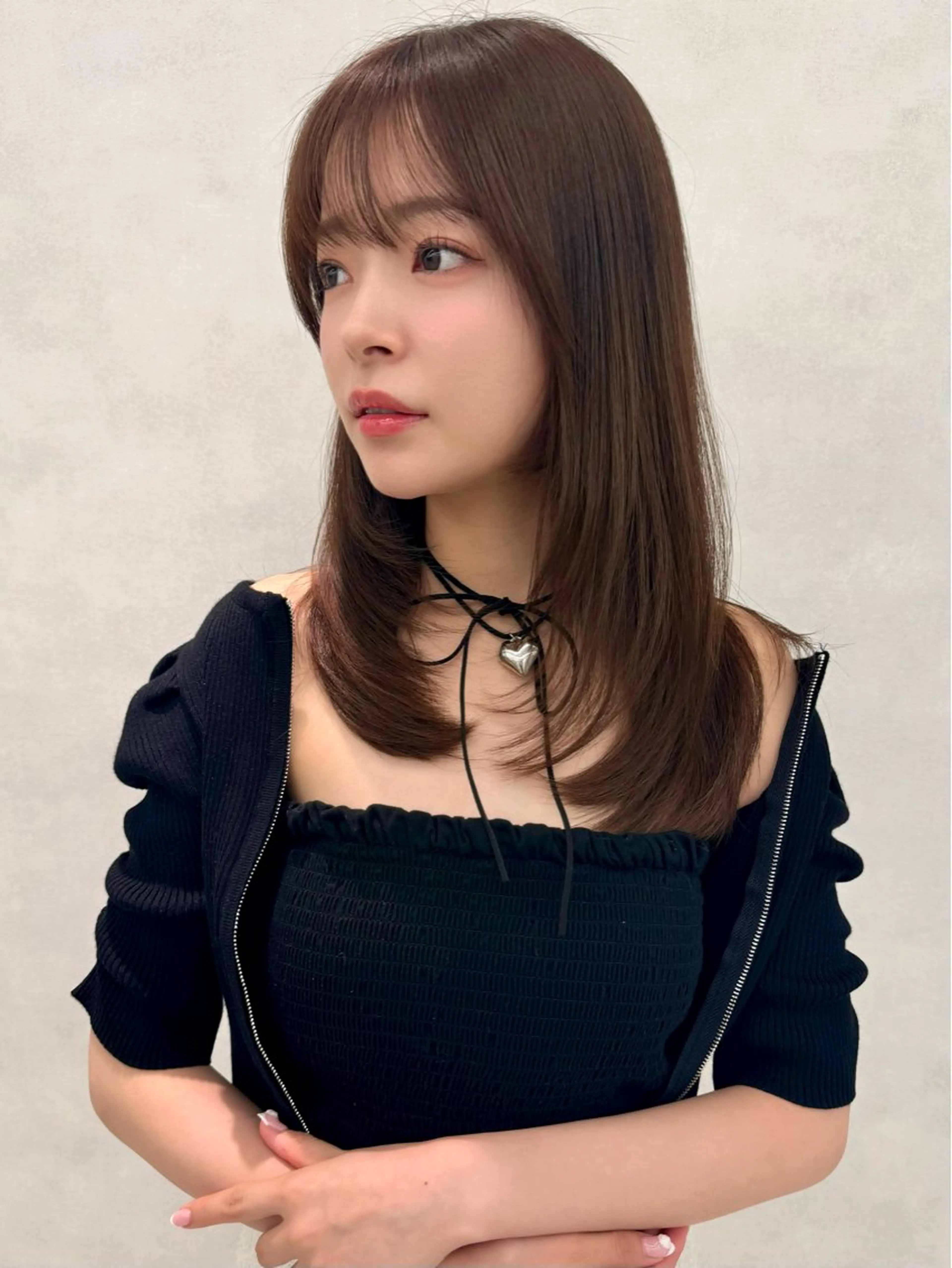 ロング レイヤー/韓国/ 顔周り/しんやのヘアスタイル