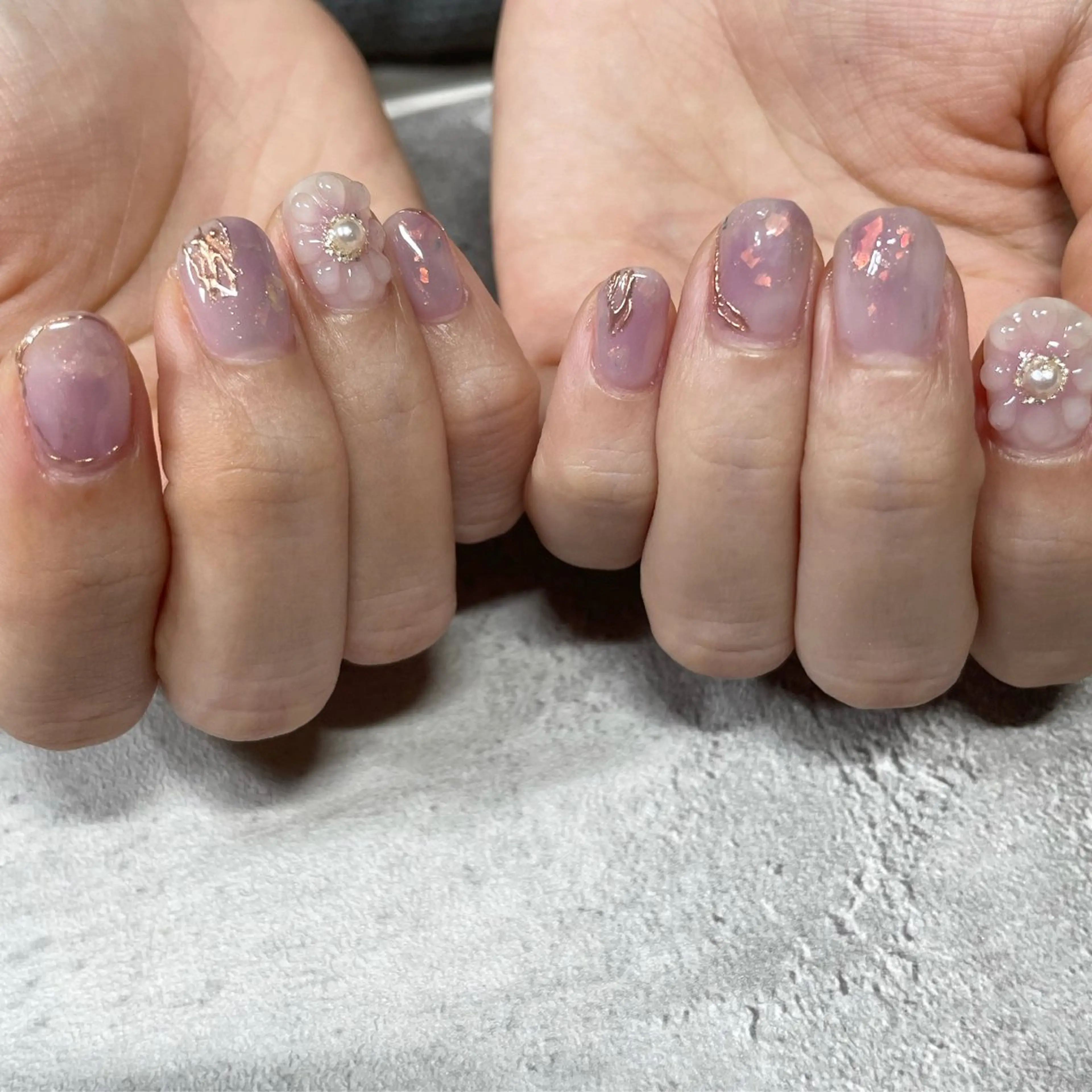 ネイル ジェルネイル 東 千夏のネイルデザイン