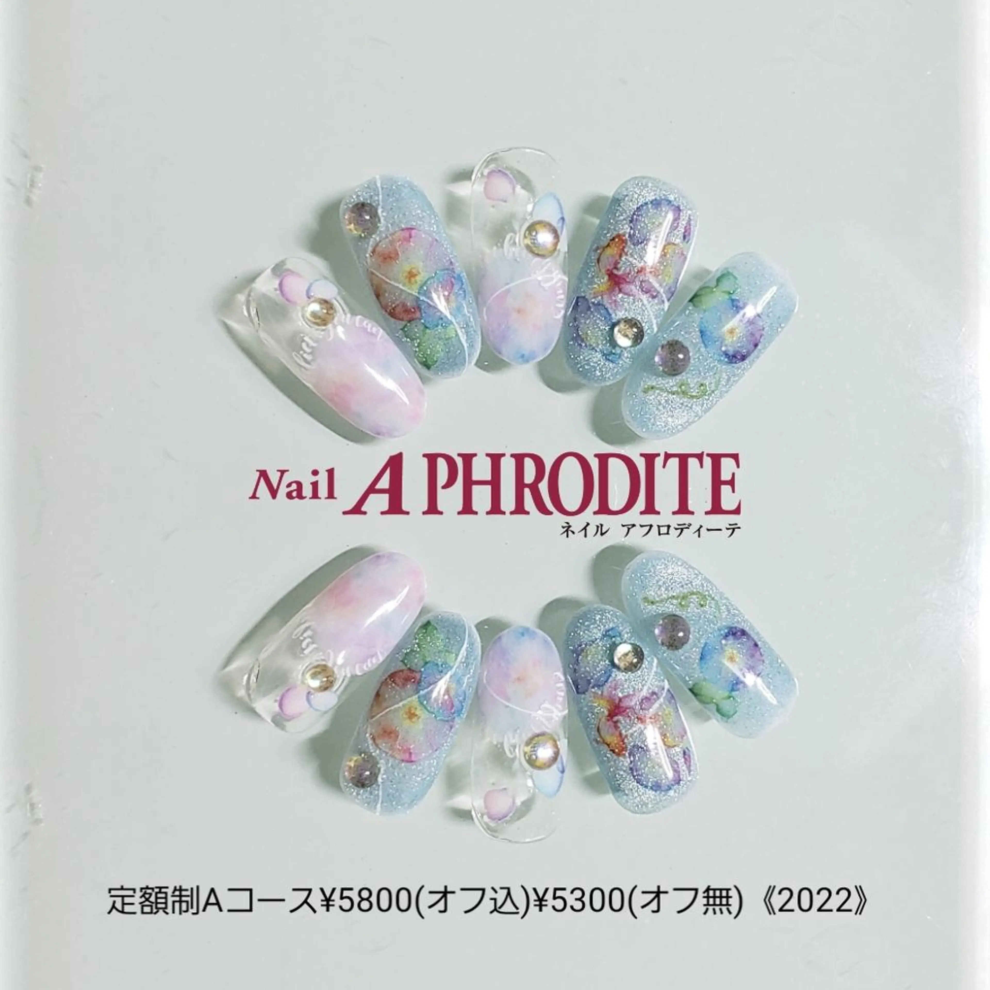 ネイル アートネイル ジェルネイル 持ち込み ソフトジェル ハンドネイル Nail Aphroditeのネイルデザイン