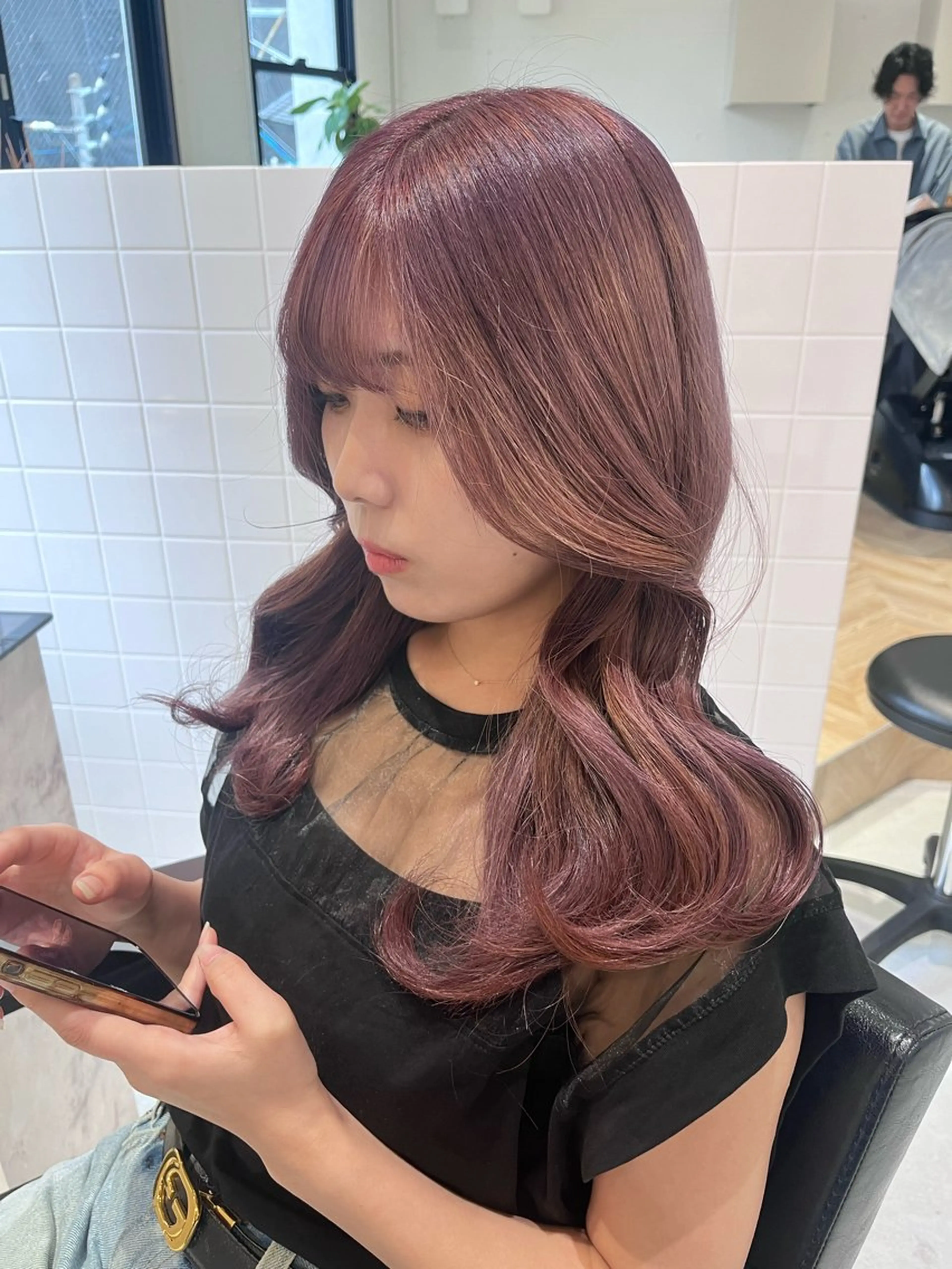 ロング loulou所属・透明感カラー 💎飯塚ゆうきのヘアスタイル